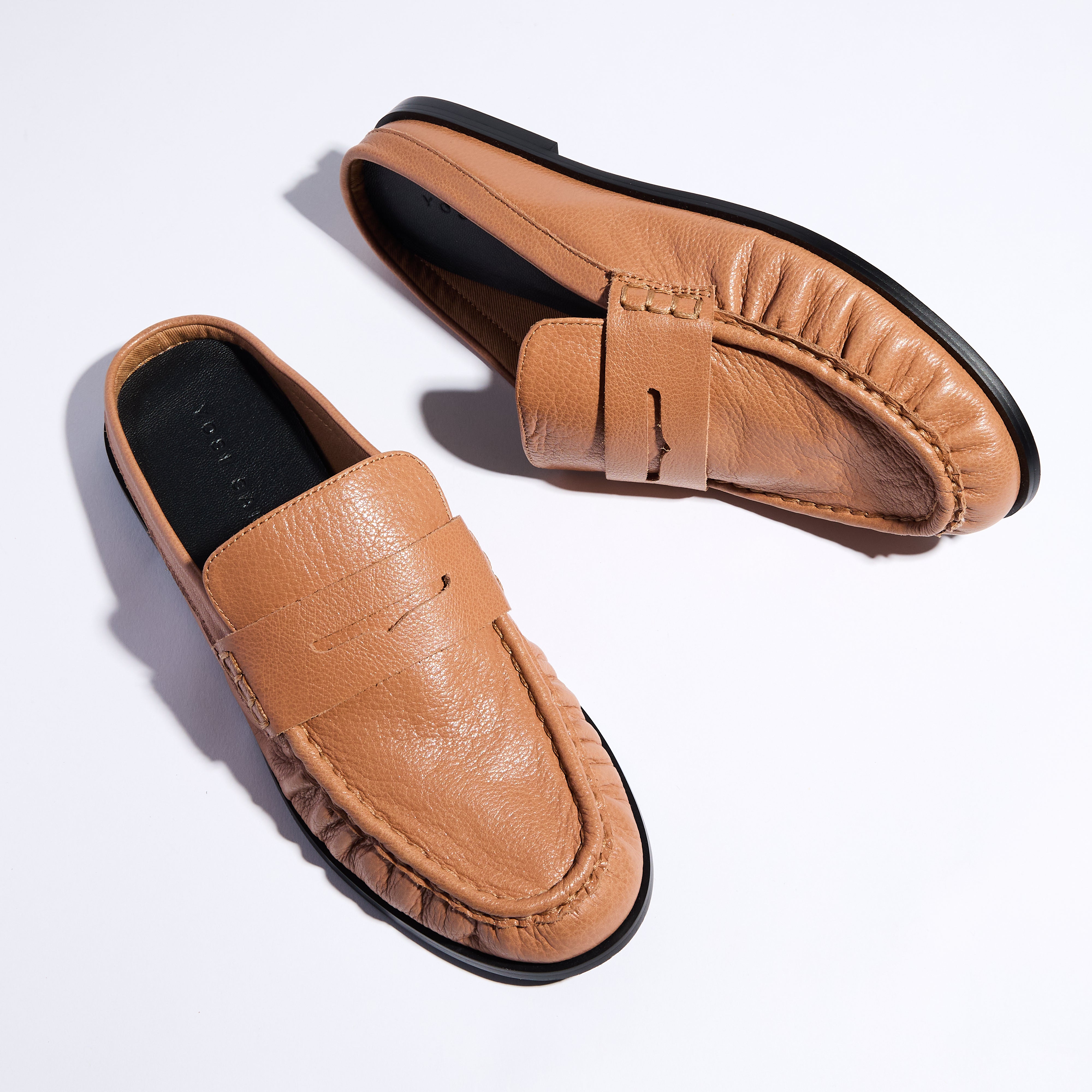 Camden Mule in Whiskey Leather