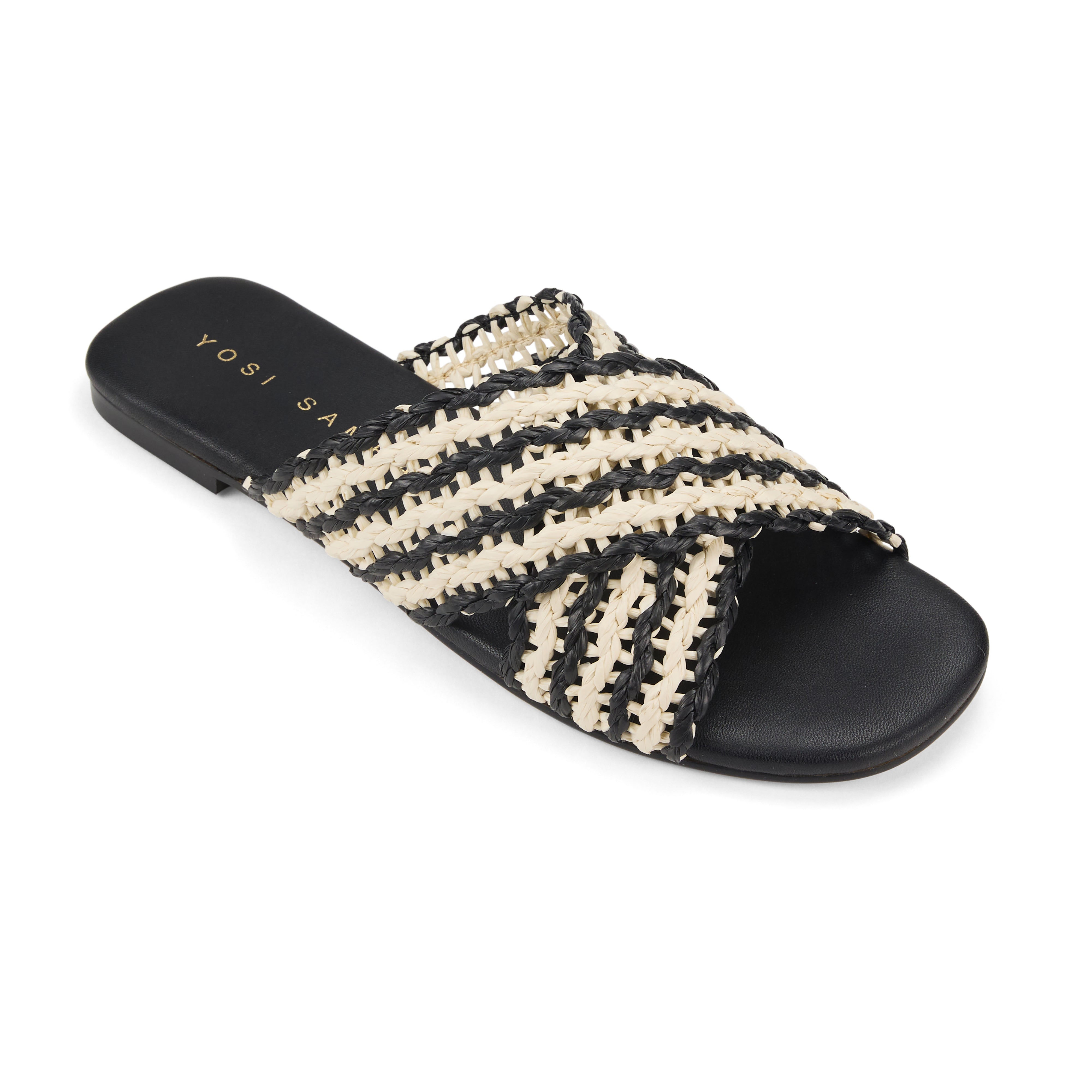 Yosi Samra Cassandra Slides in Black & Bone