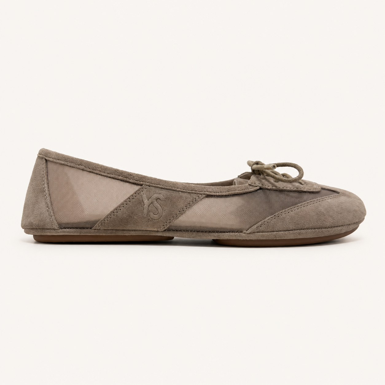 COMMUTER SNEAKER IN TAUPE MESH/SUEDE