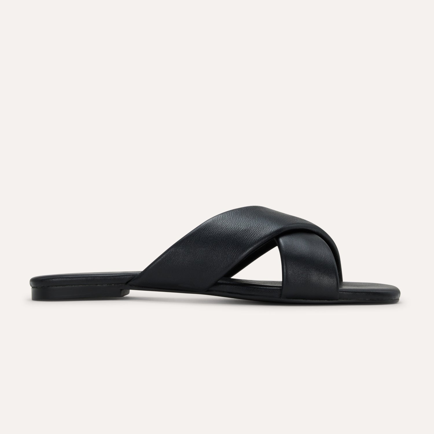 DELANCEY IN BLACK LEATHER - Yosi Samra - Women's Sandals