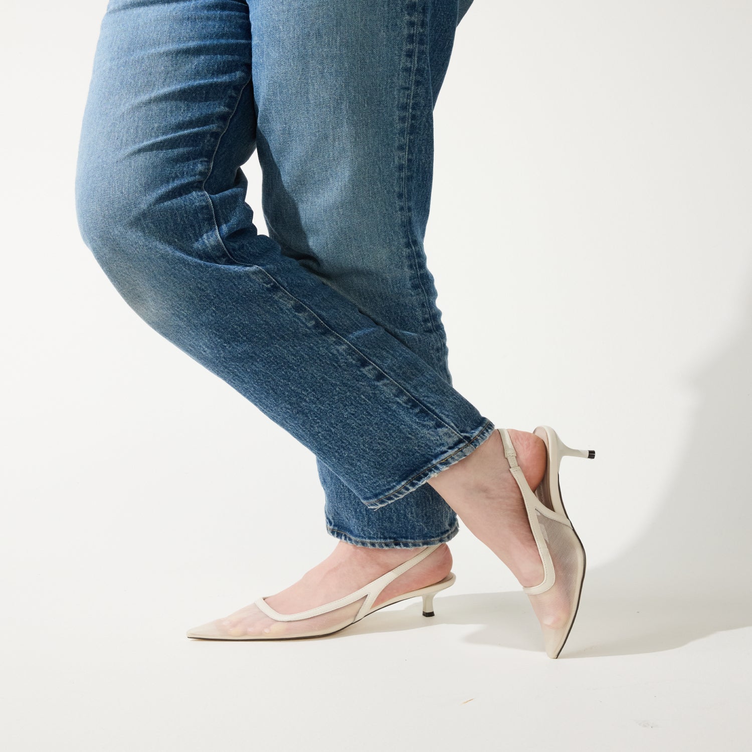 DELILAH IN CREAM MESH - Yosi Samra -