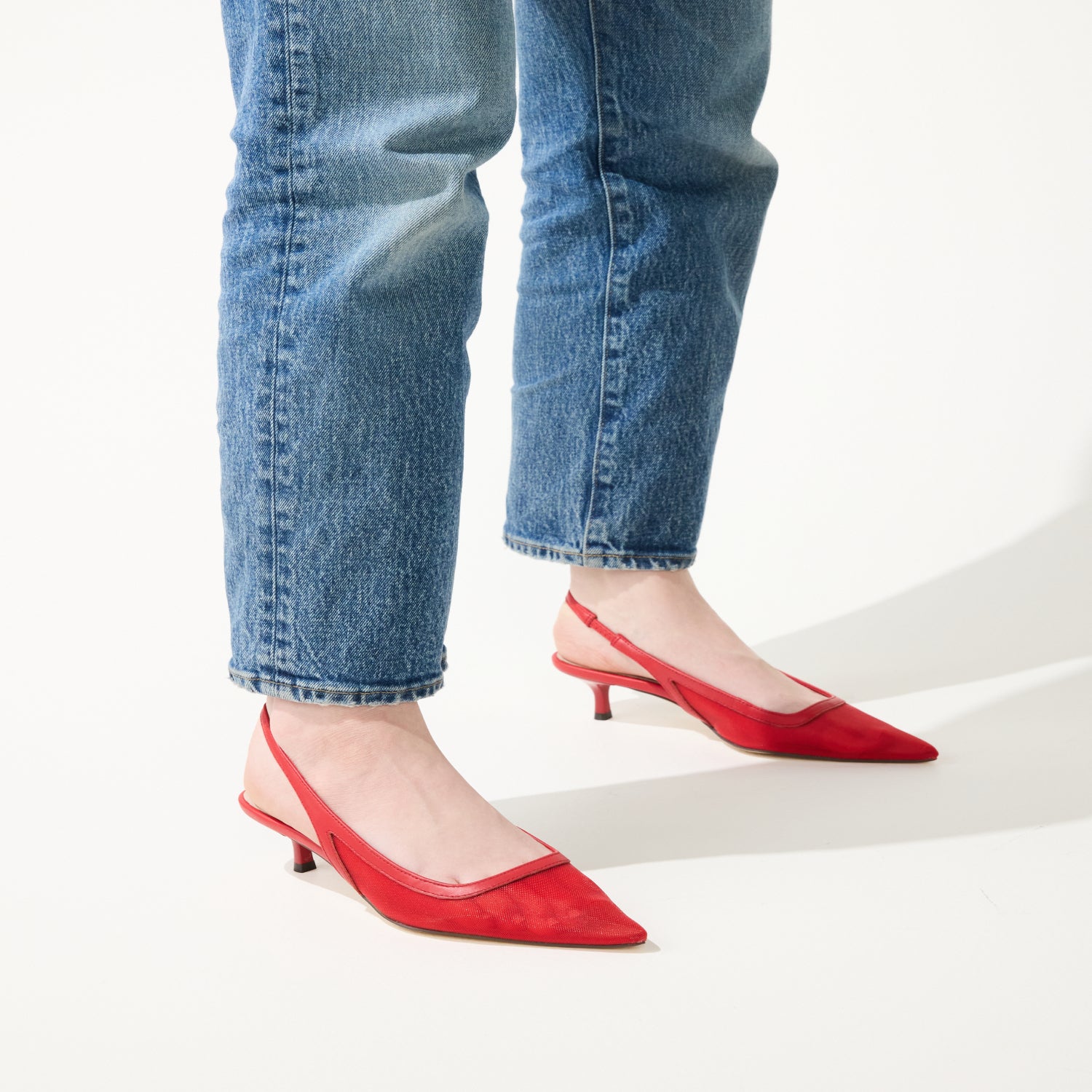 DELILAH IN RED MESH - Yosi Samra -