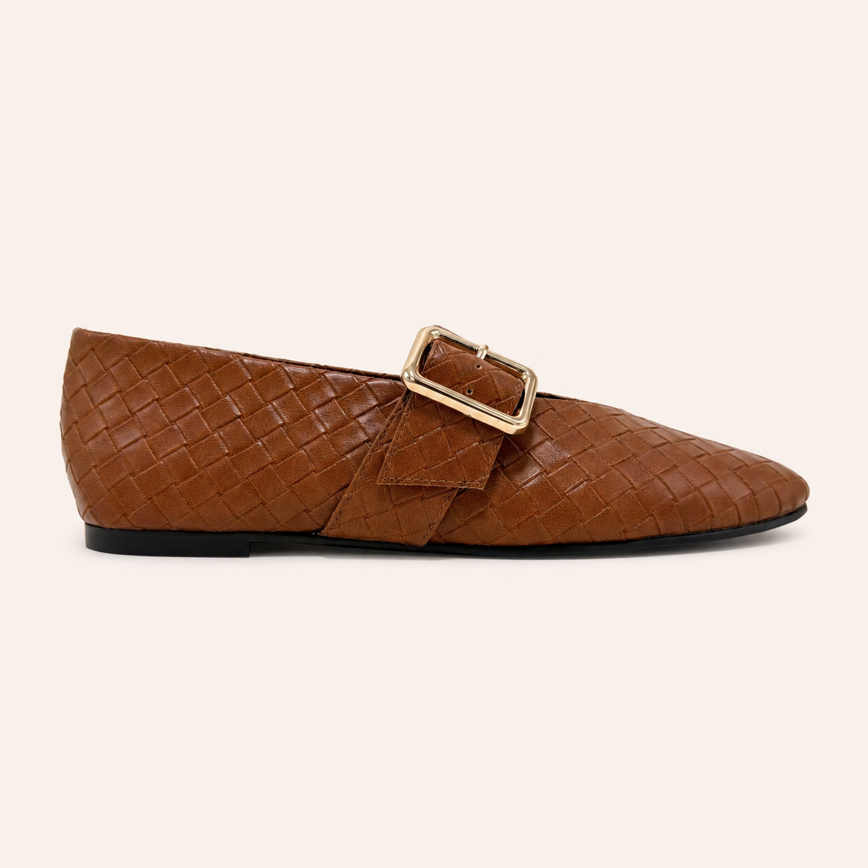DANVERS MARY JANE IN WHISKEY WOVEN