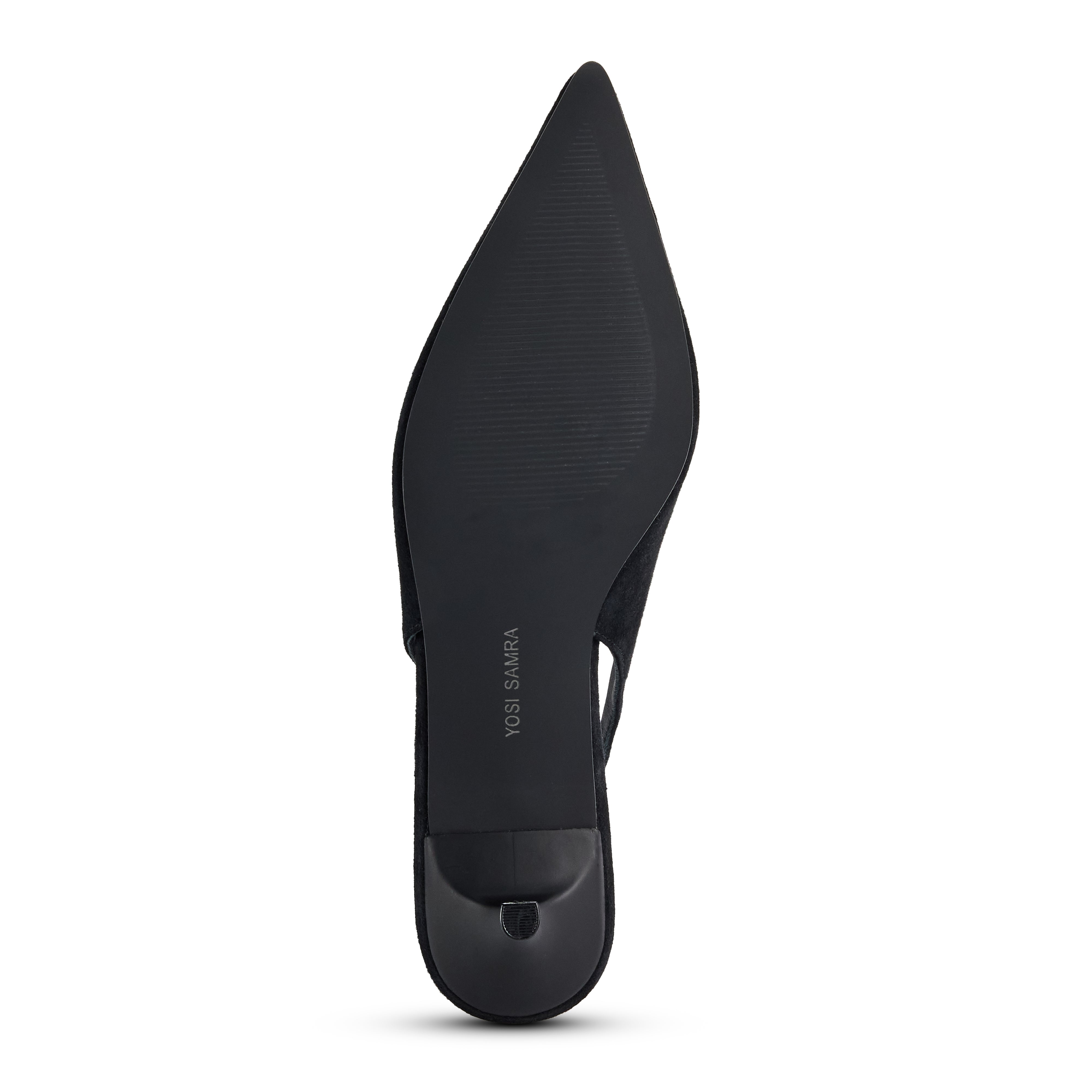 Delilah Slingback in Black Suede