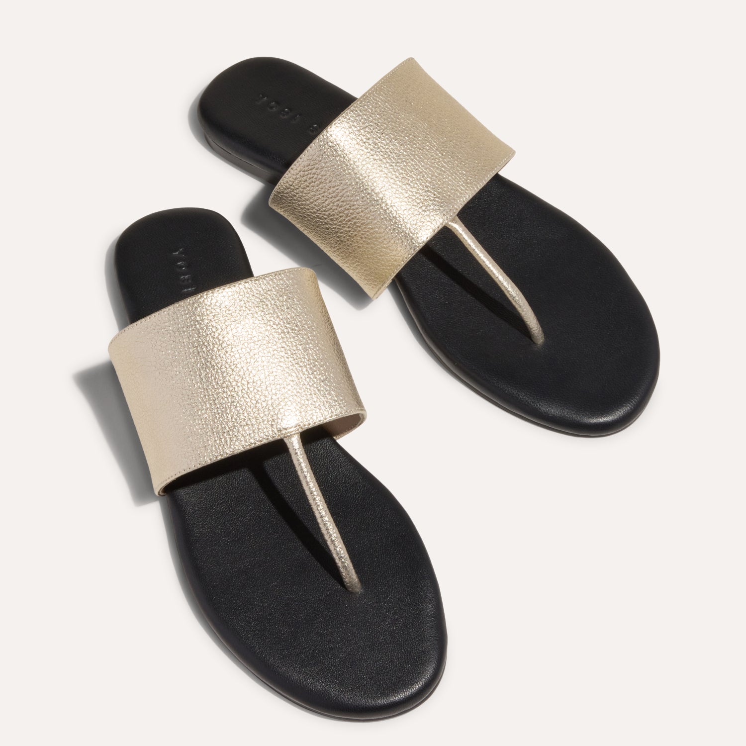 ELLA IN GOLD METALLIC LEATHER - Yosi Samra -