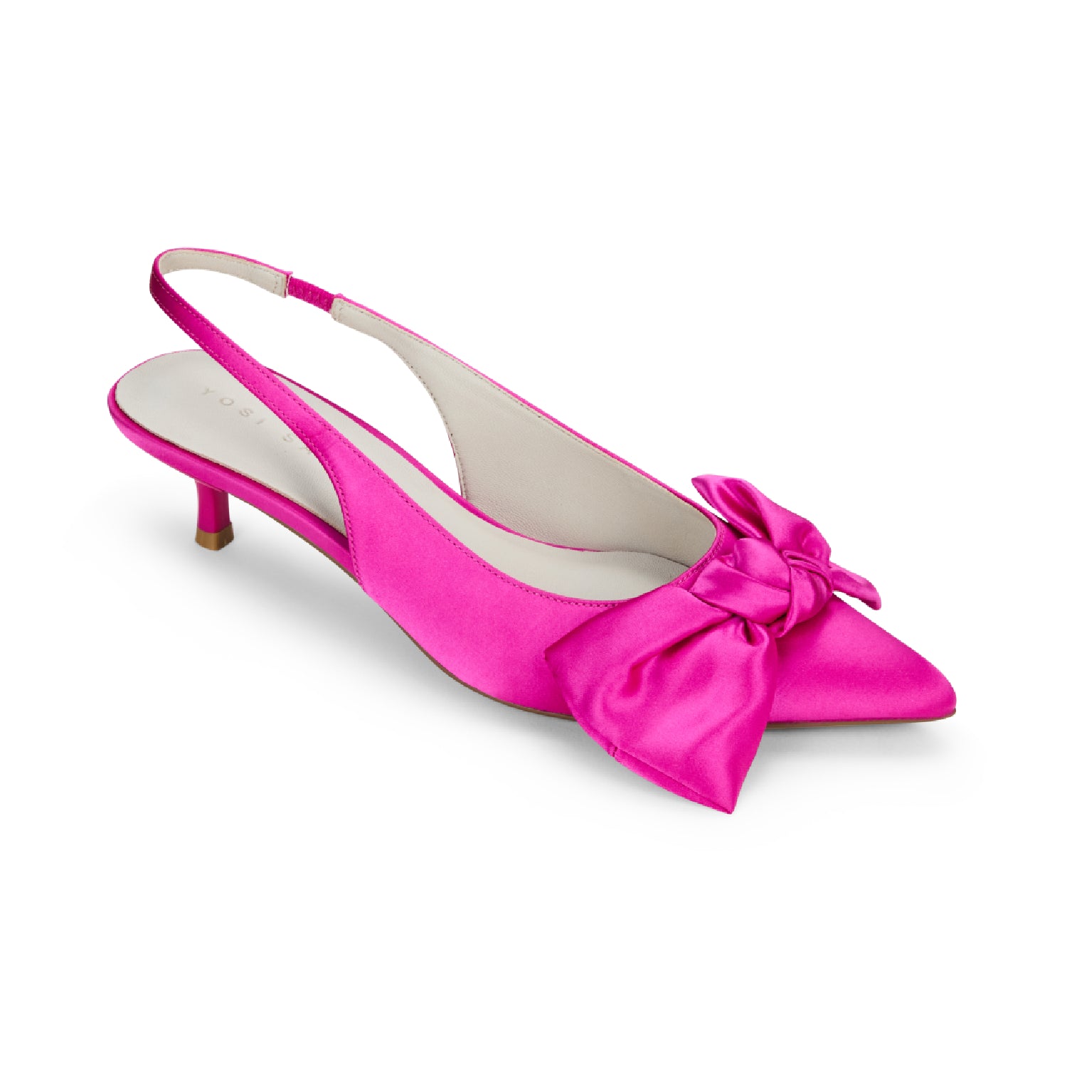 ELISE IN FUCHSIA SATIN