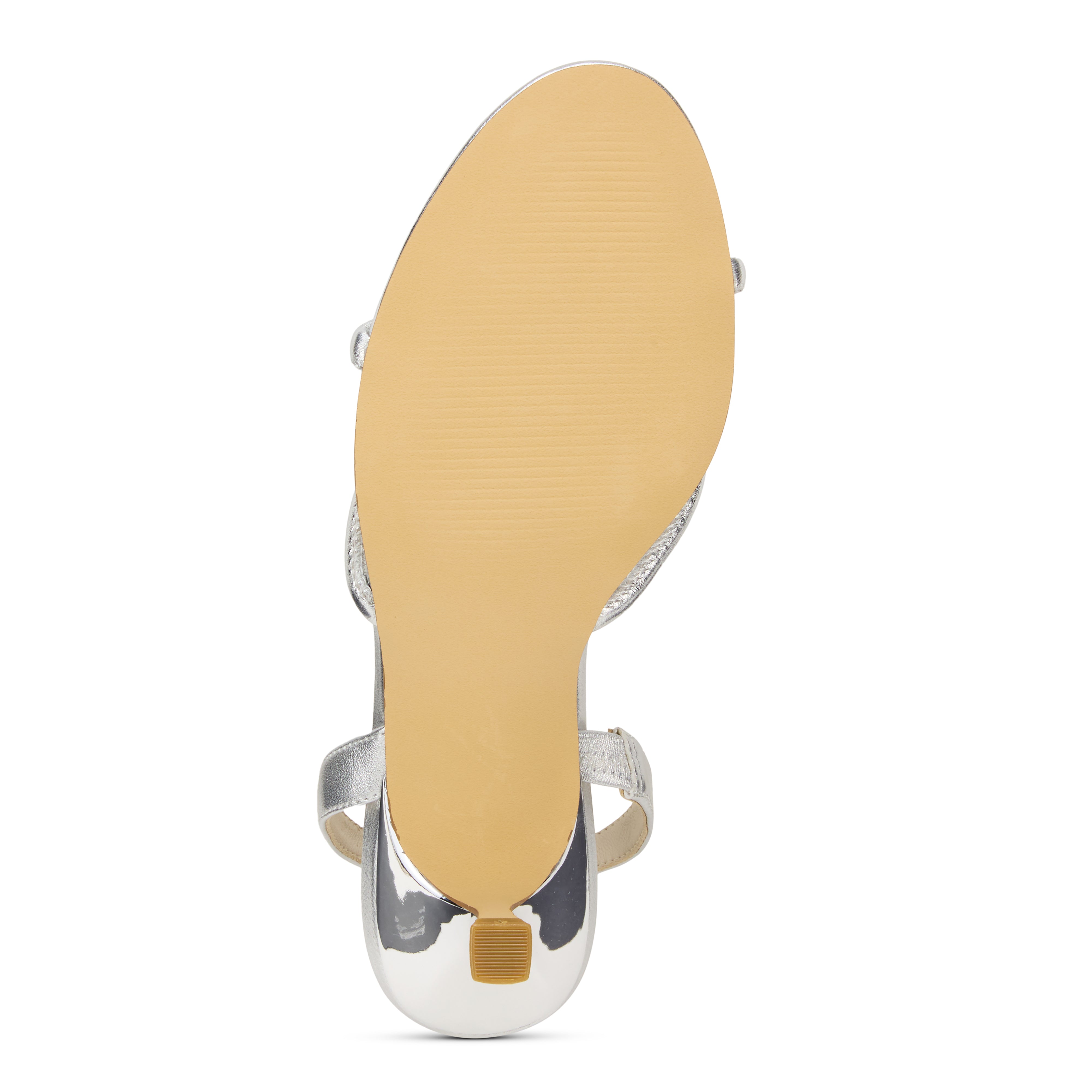 Kaia Dress Sandal in Silver Leather