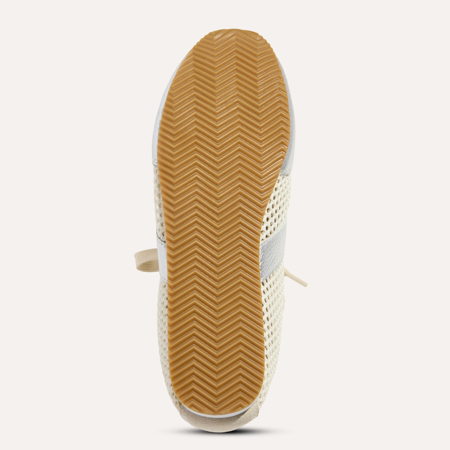 KIAH IN CREAM MESH/SILVER METALLIC - Yosi Samra -