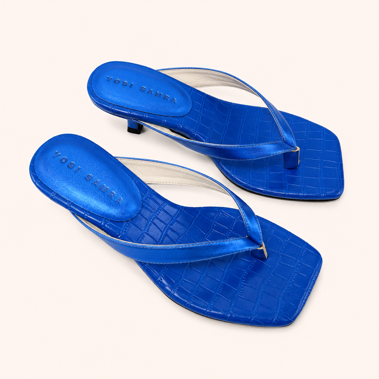 LUMA HEEL IN LAPIS NAPPA