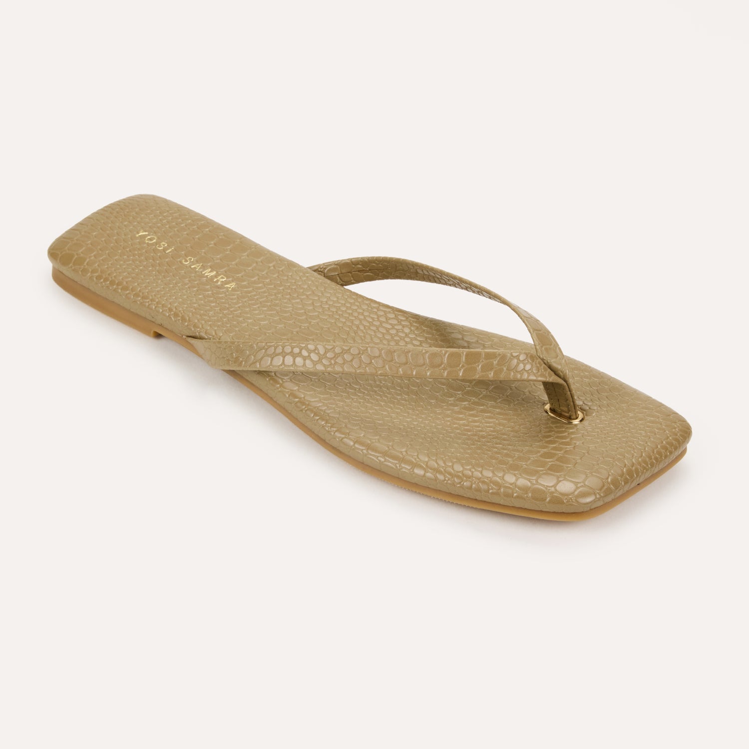 MERCER IN TAUPE CROC - Yosi Samra -