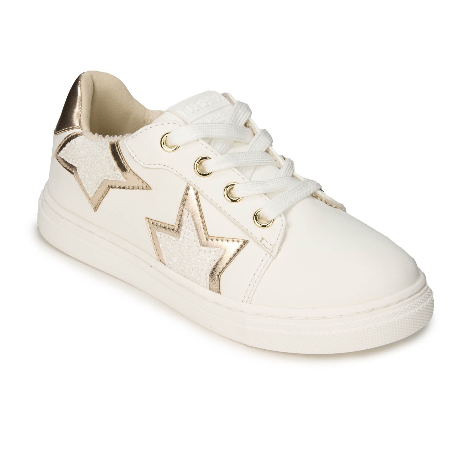 Yosi Miss Harper Sneaker in Rose Gold Glitter - Kids Shoe