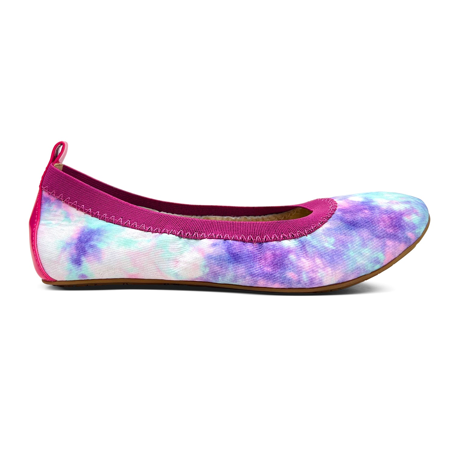 Miss Samara Ballet Flat in Pink Tie Dye - Kids