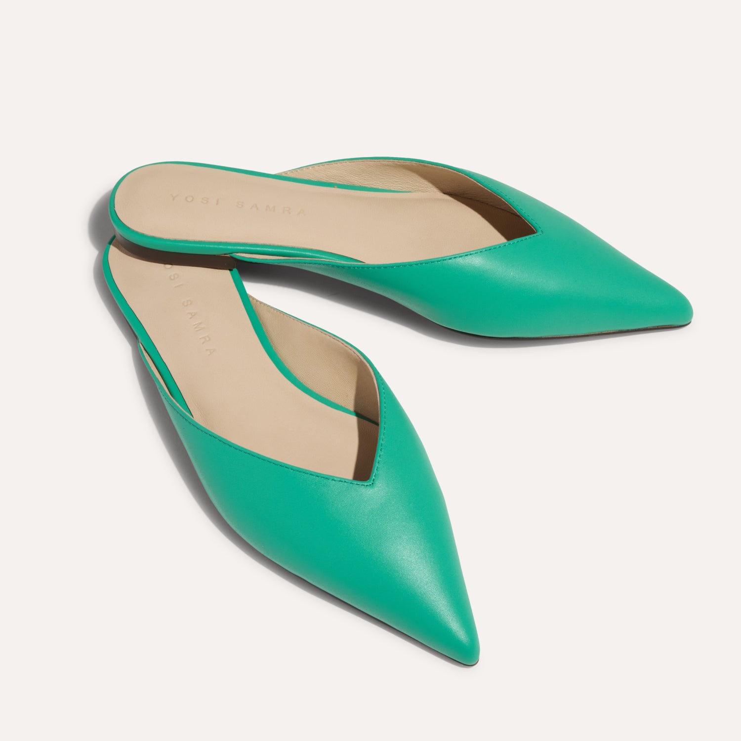 NERA IN TEAL LEATHER - Yosi Samra -