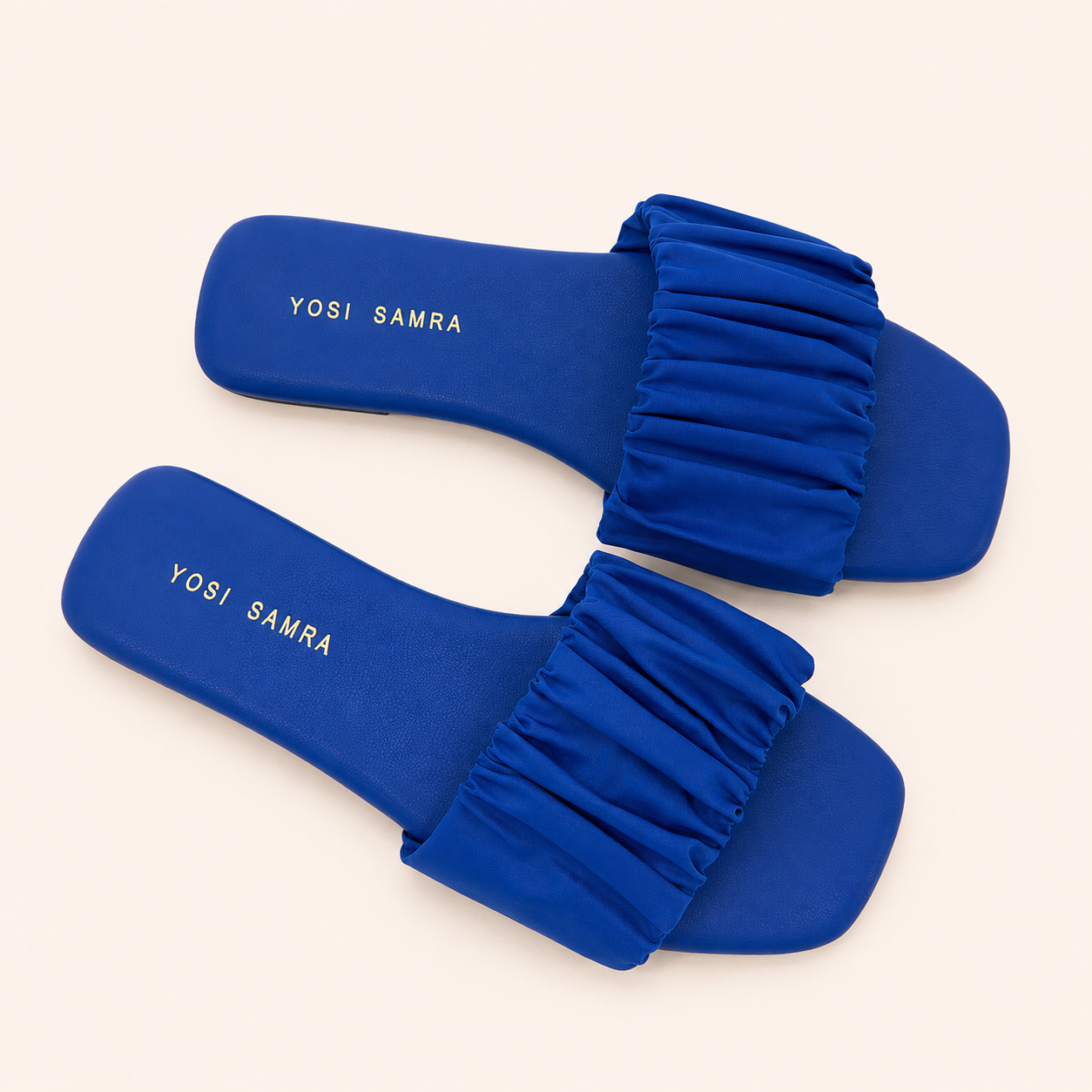 NAOMI SANDAL IN LAPIS NYLON