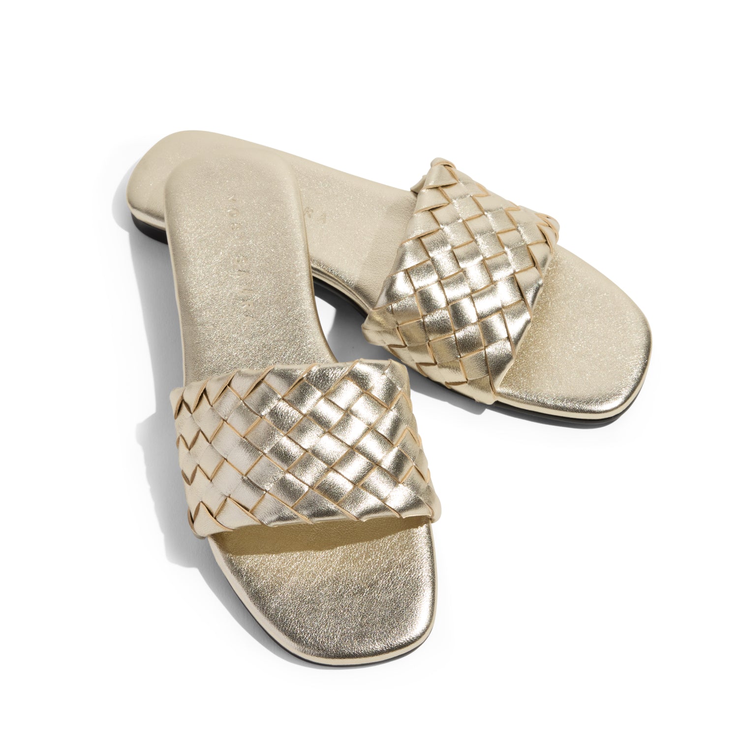 Nathalie Gold Metallic Sandal - Yosi Samra - Women's Sandals