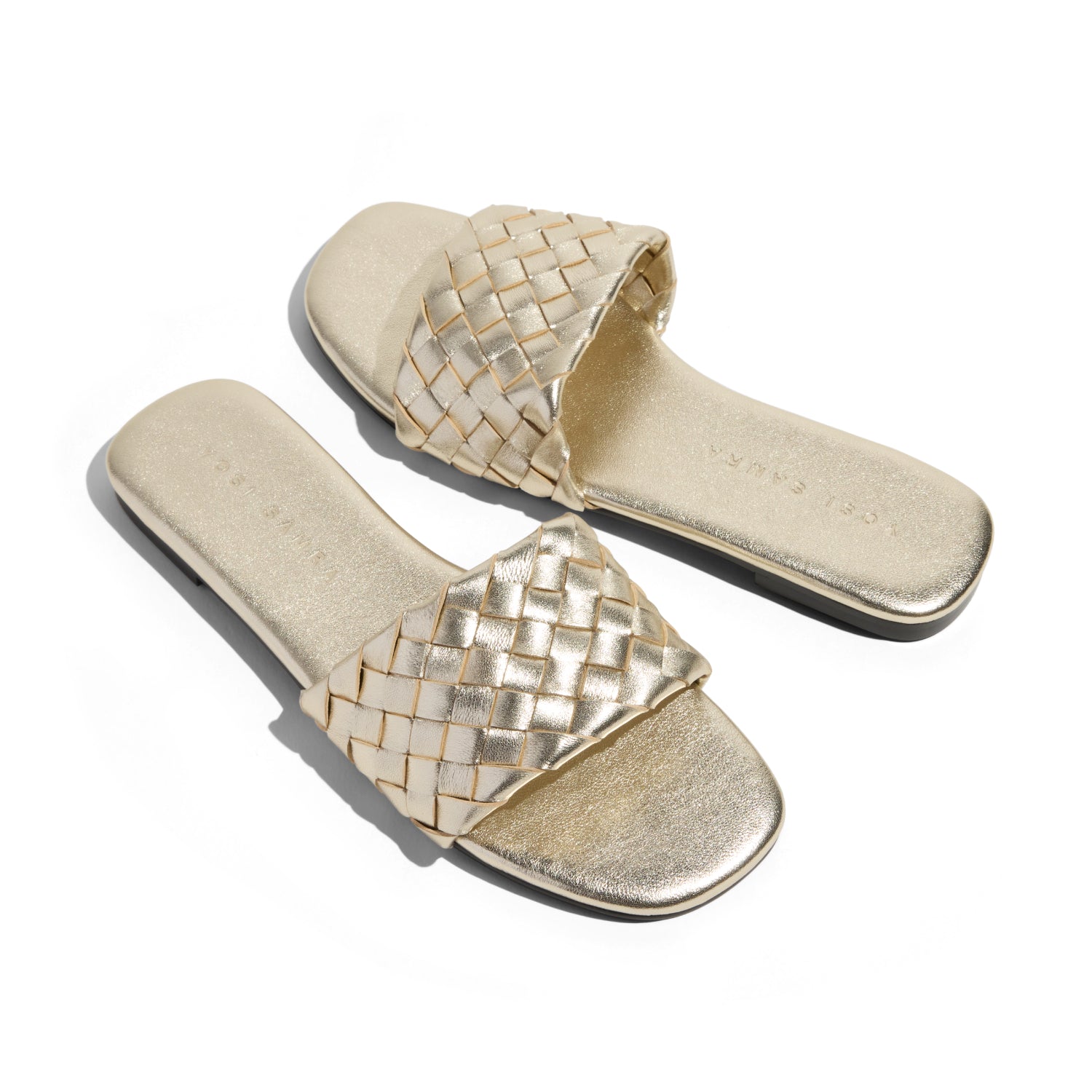 Nathalie Gold Metallic Sandal - Yosi Samra - Women's Sandals