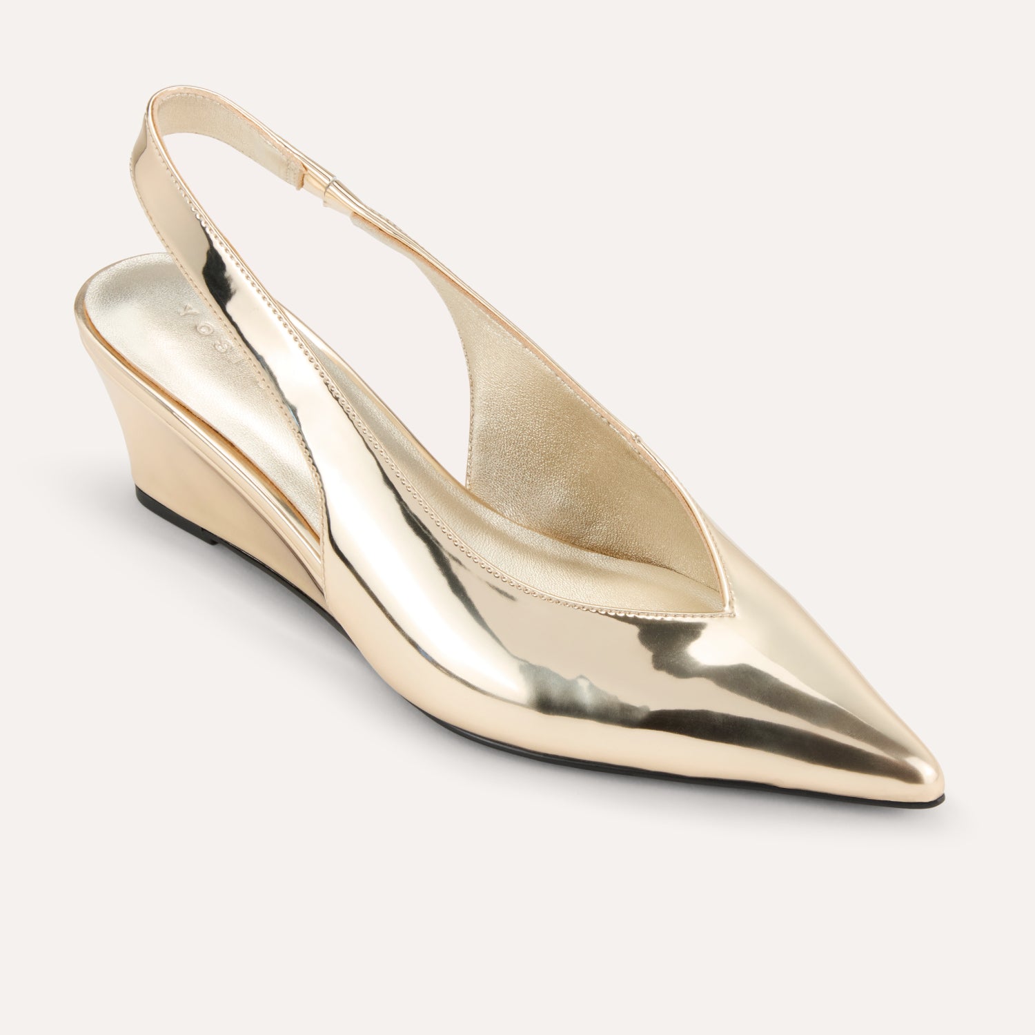 PHOEBE IN GOLD MIRRORED METALLIC - Yosi Samra -