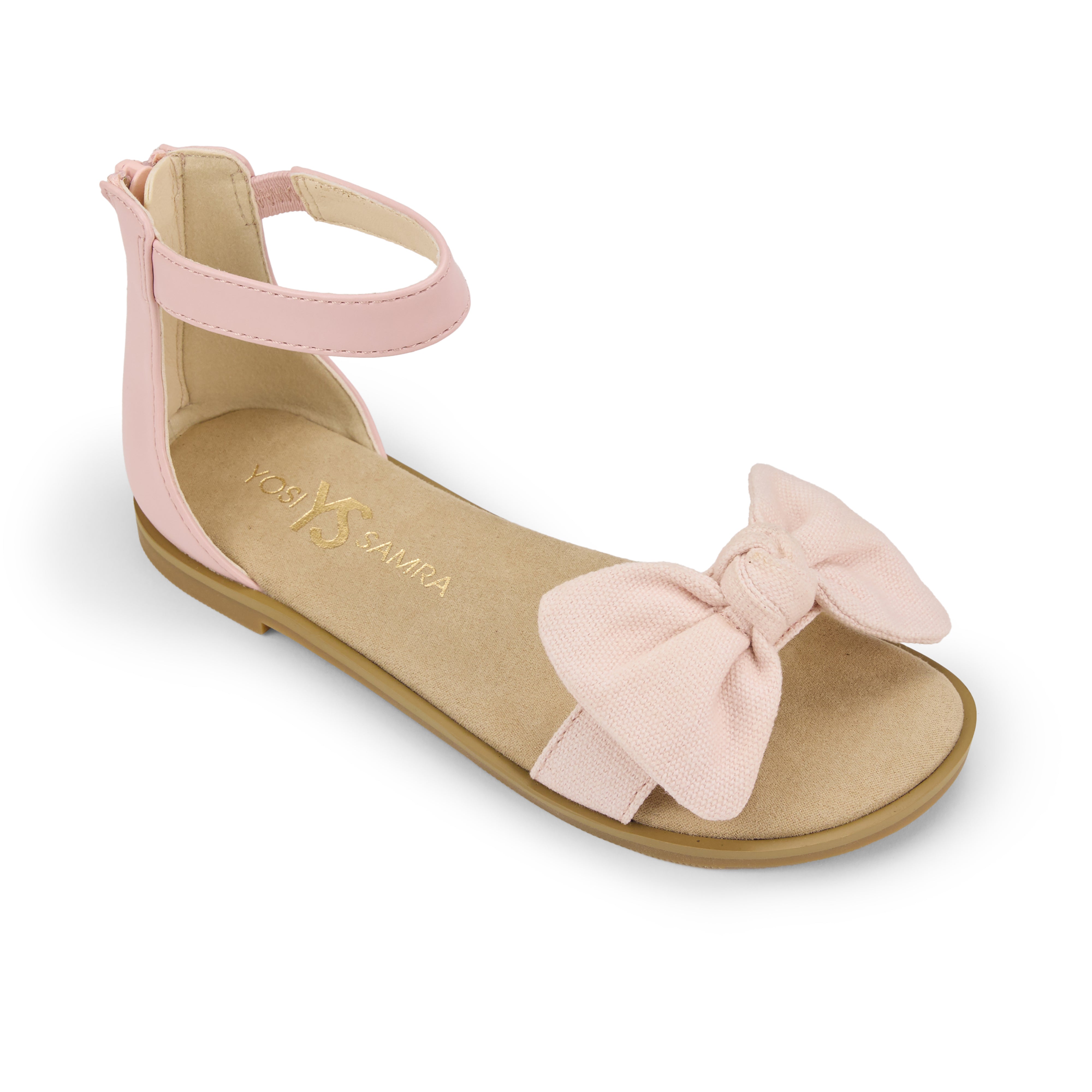 Yosi Samra Miss Cambelle Bow Sandal in Ballet - Kids Shoe