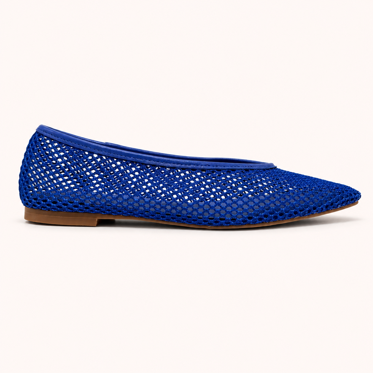 PIPER BALLET FLAT IN LAPIS CROCHET
