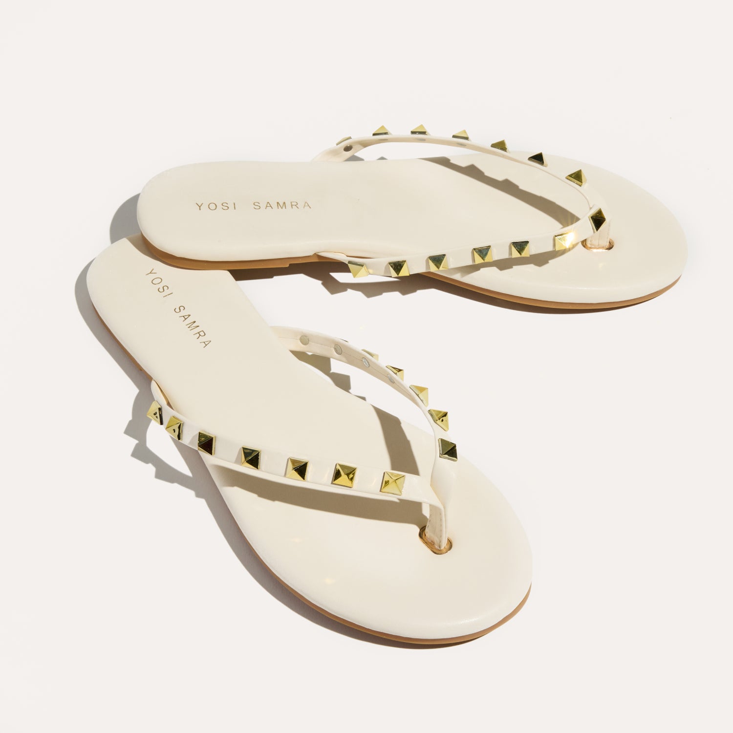 RIVINGTON IN CREAM/GOLD STUD - Yosi Samra -