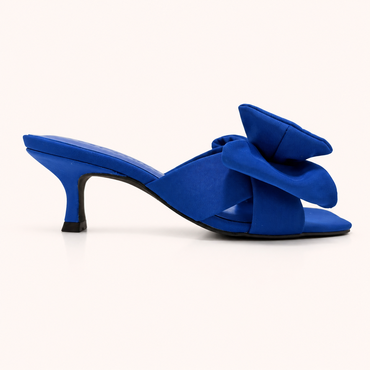 RAVELLO HEEL IN LAPIS NYLON