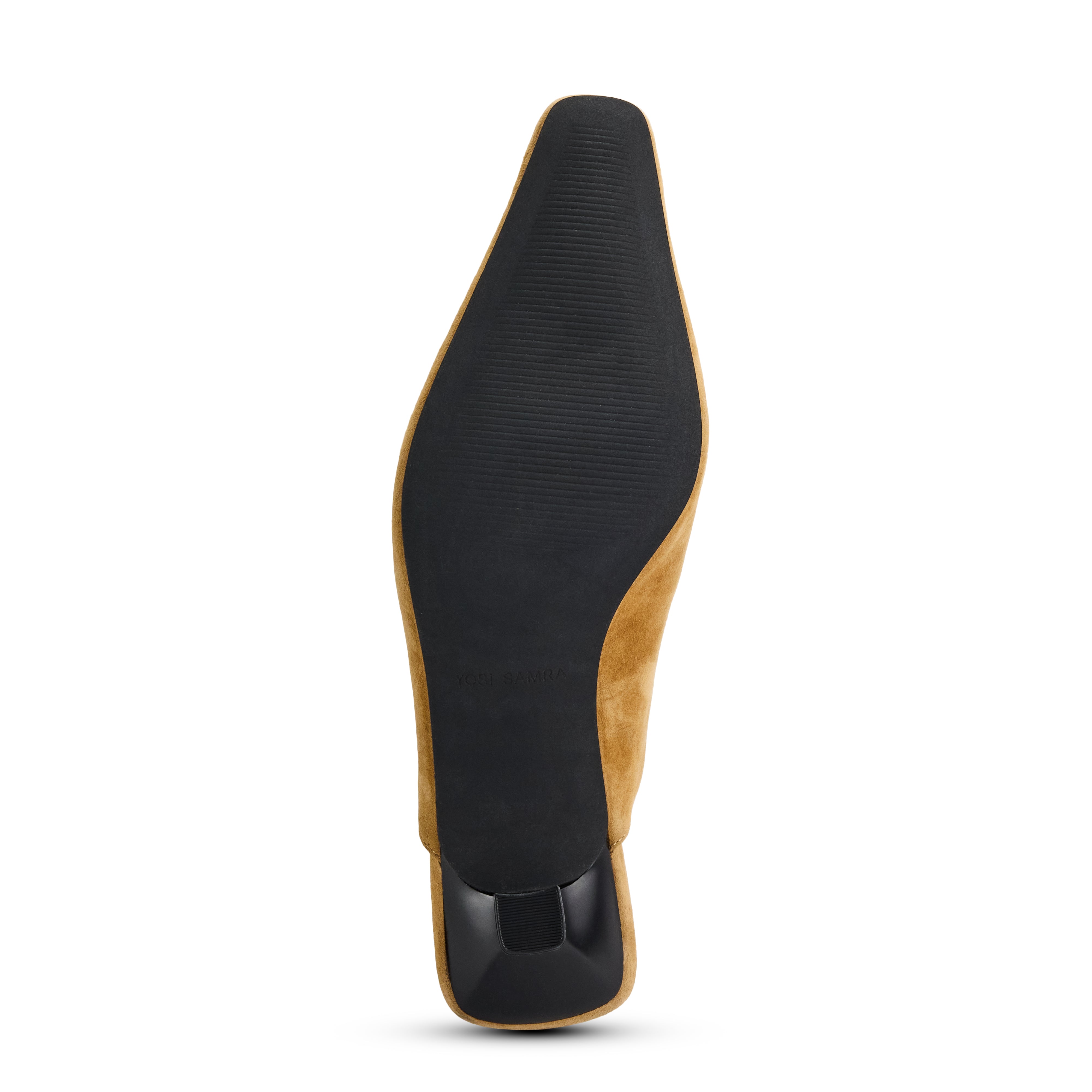 Ryder Heel in Camel Suede