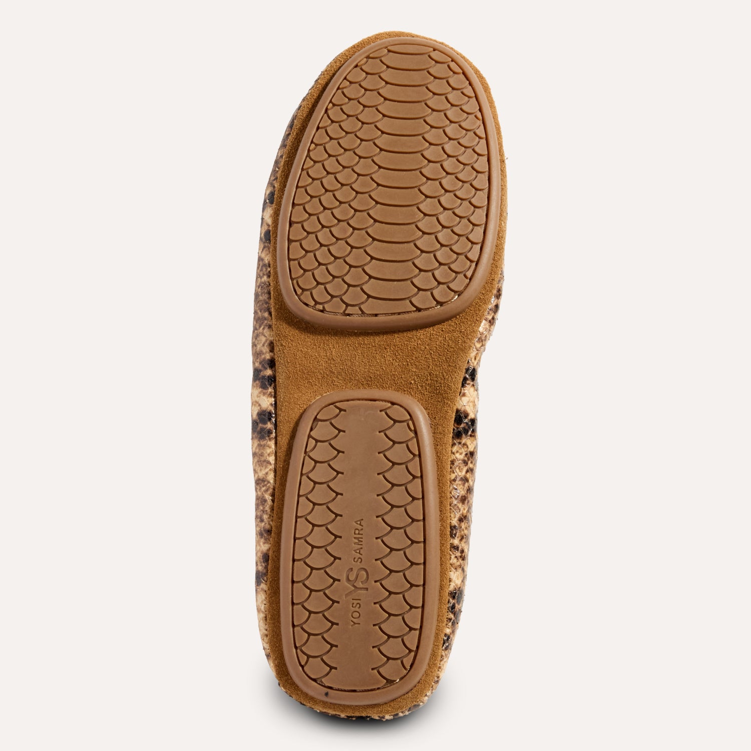 SAMARA FOLDABLE BALLET FLAT IN CHOCOLATE SNAKE