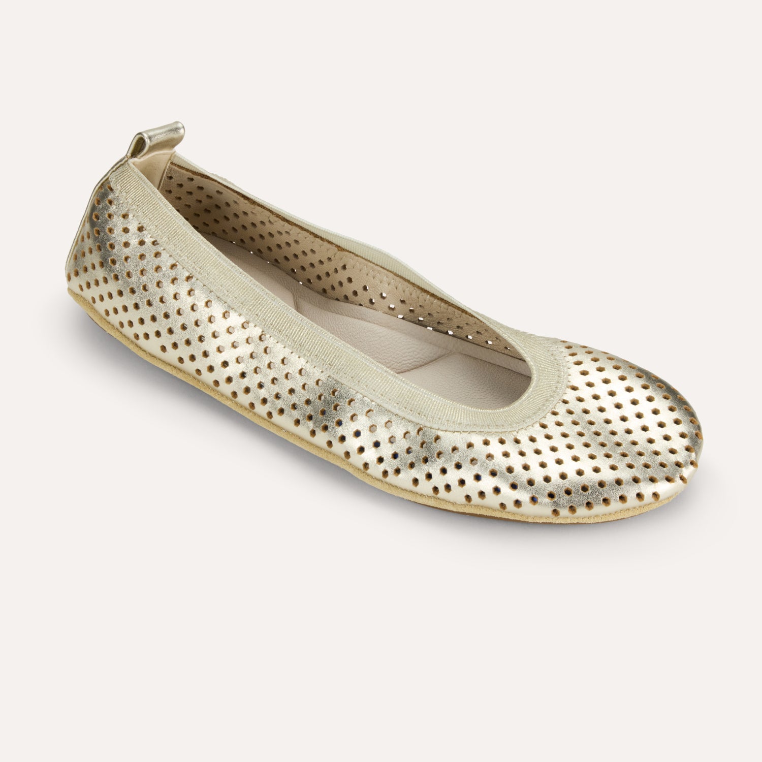 SAMARA IN GOLD METALLIC PERFORATED - Yosi Samra -