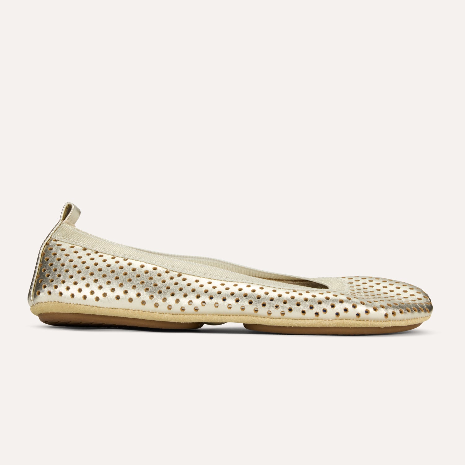 SAMARA IN GOLD METALLIC PERFORATED - Yosi Samra -