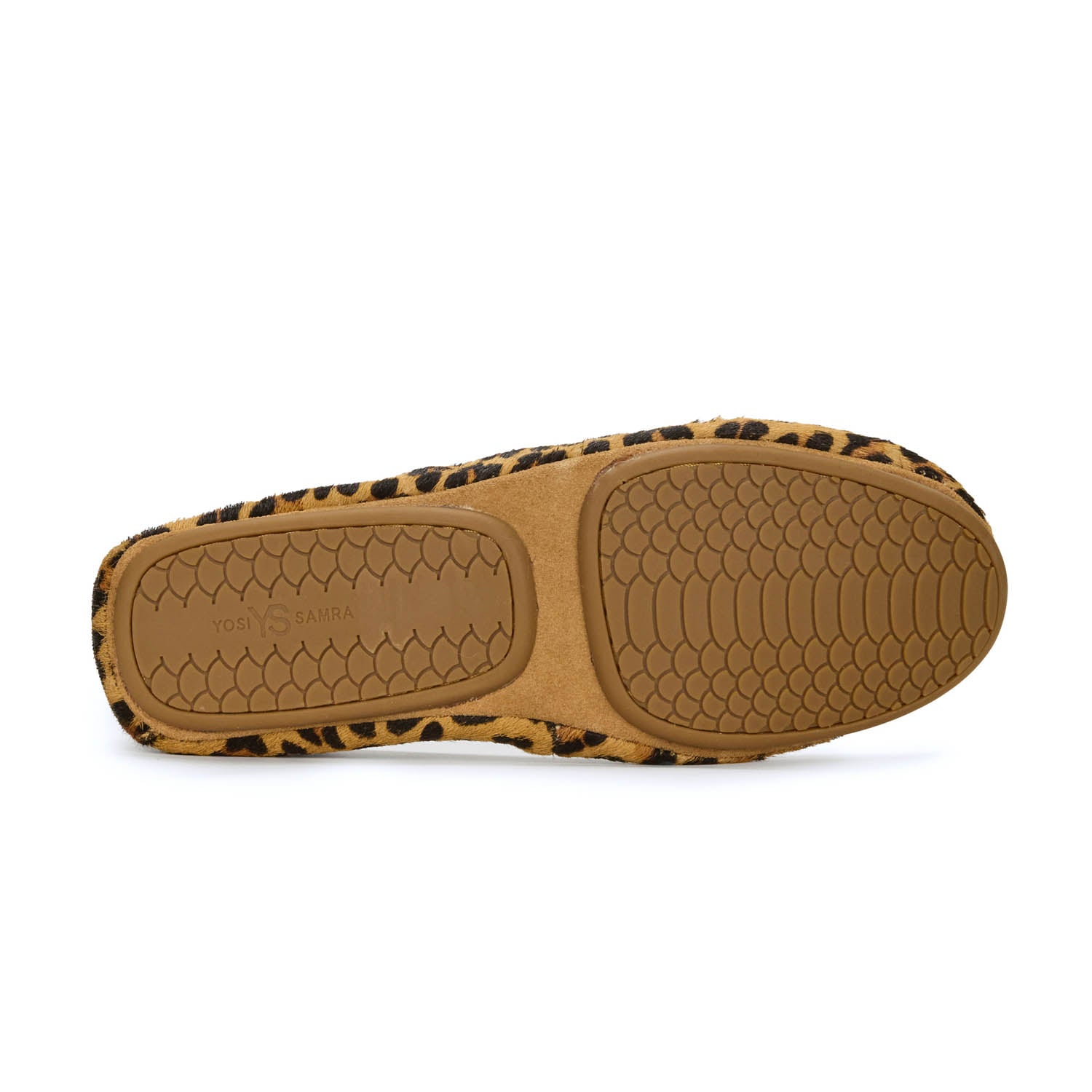 Samara Foldable Ballet Flat in Leopard Calf Hair - Yosi Samra - Women's Flats