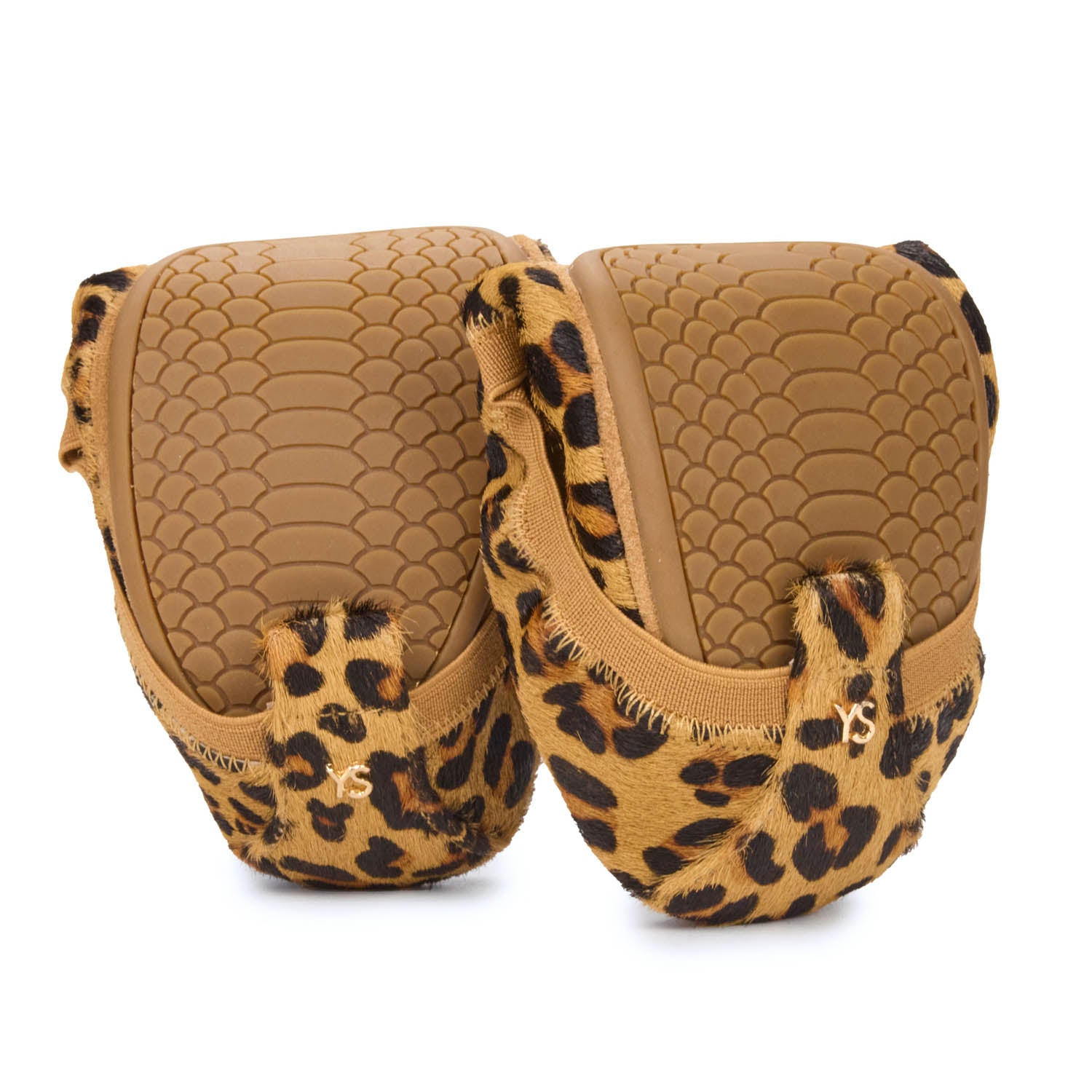 Samara Foldable Ballet Flat in Leopard Calf Hair - Yosi Samra - Women's Flats