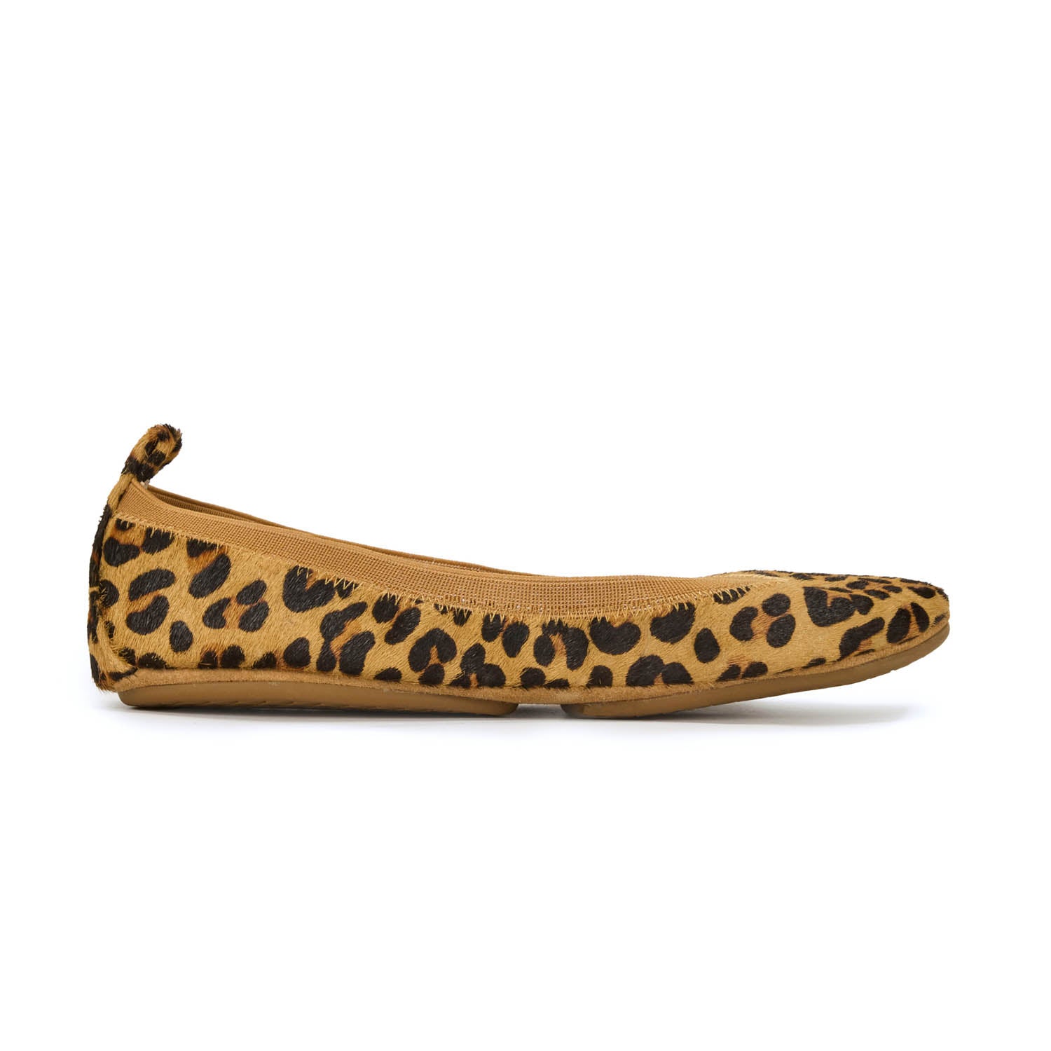 Samara Foldable Ballet Flat in Leopard Calf Hair - Yosi Samra - Women's Flats