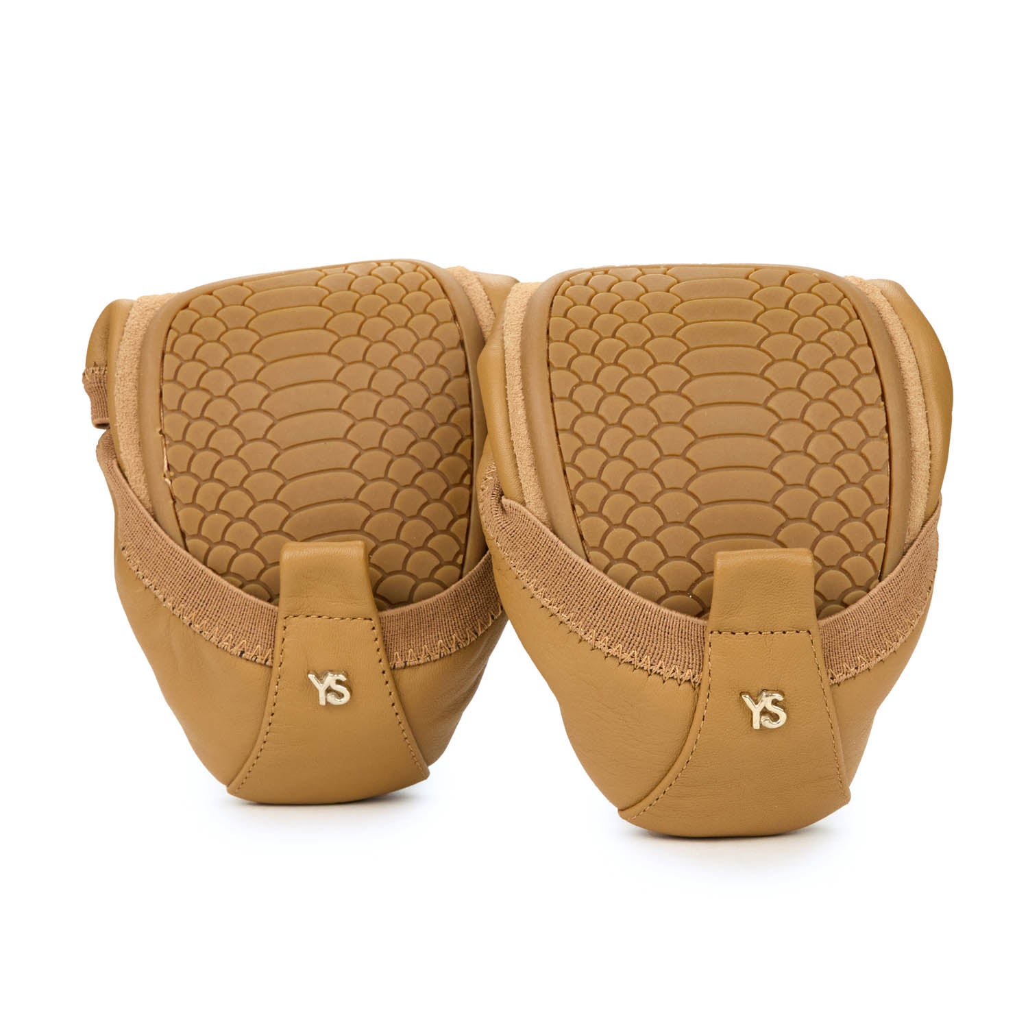 Samara Foldable Ballet Flat in Whiskey Leather - Yosi Samra - Women's Flats