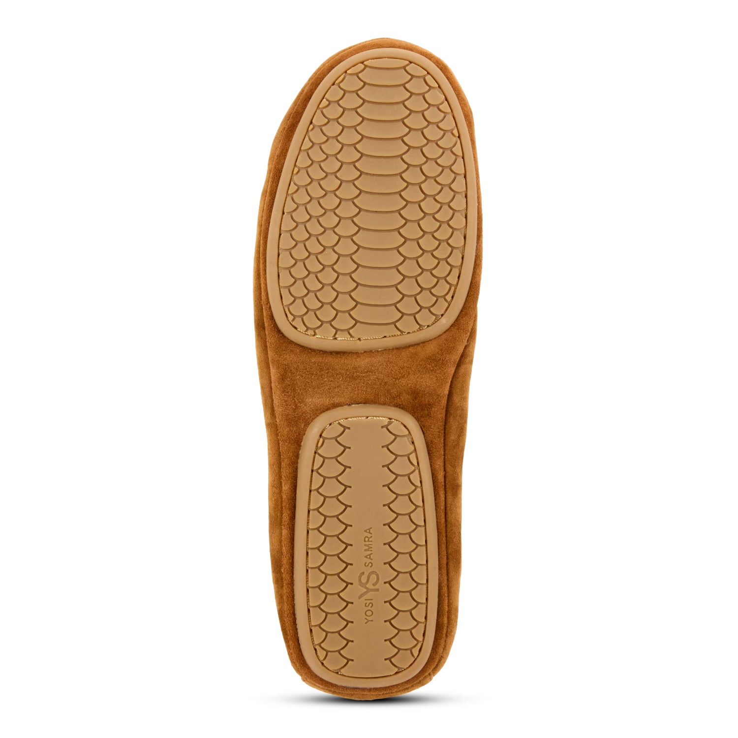 Samara Foldable Ballet Flat in Whiskey Suede