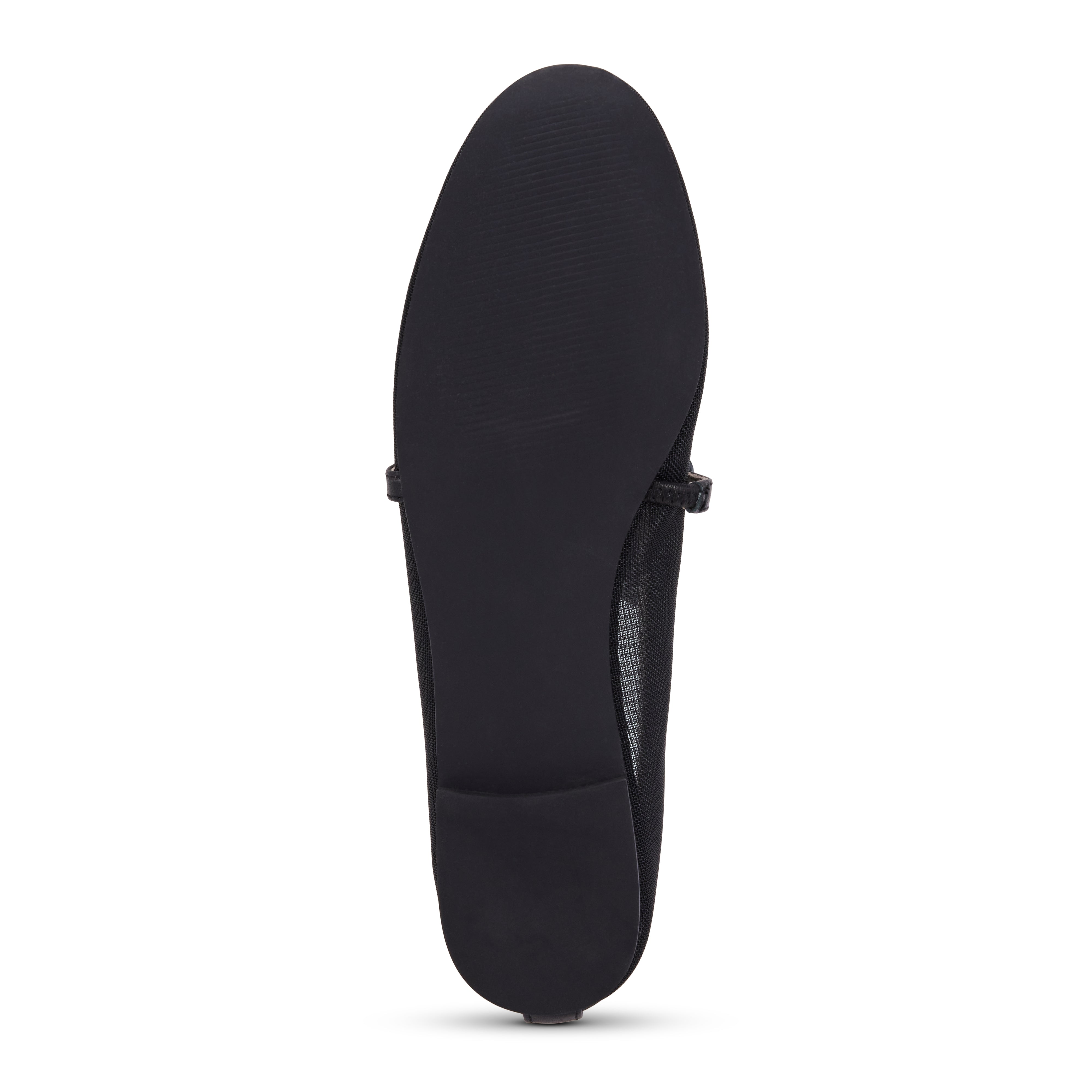 Yosi Samra Savannah Flat in Black Mesh Women's Shoe