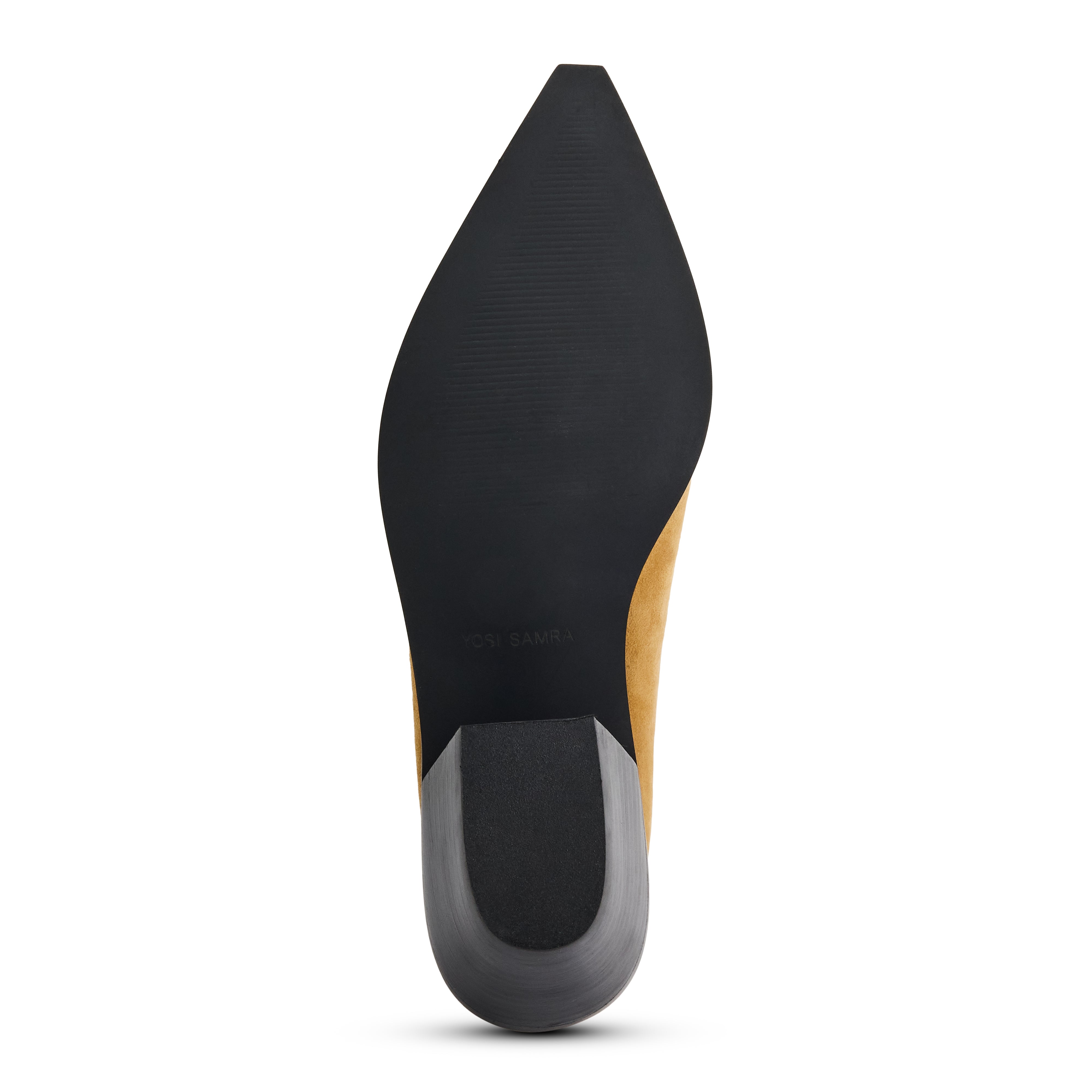 Savile Pointed Toe Mule in Whiskey Suede