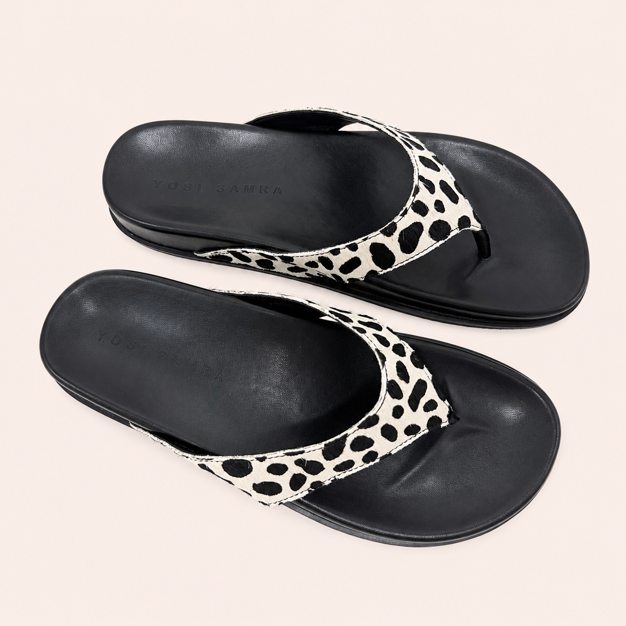 SOLANA SANDAL IN BAMBI CALF HAIR