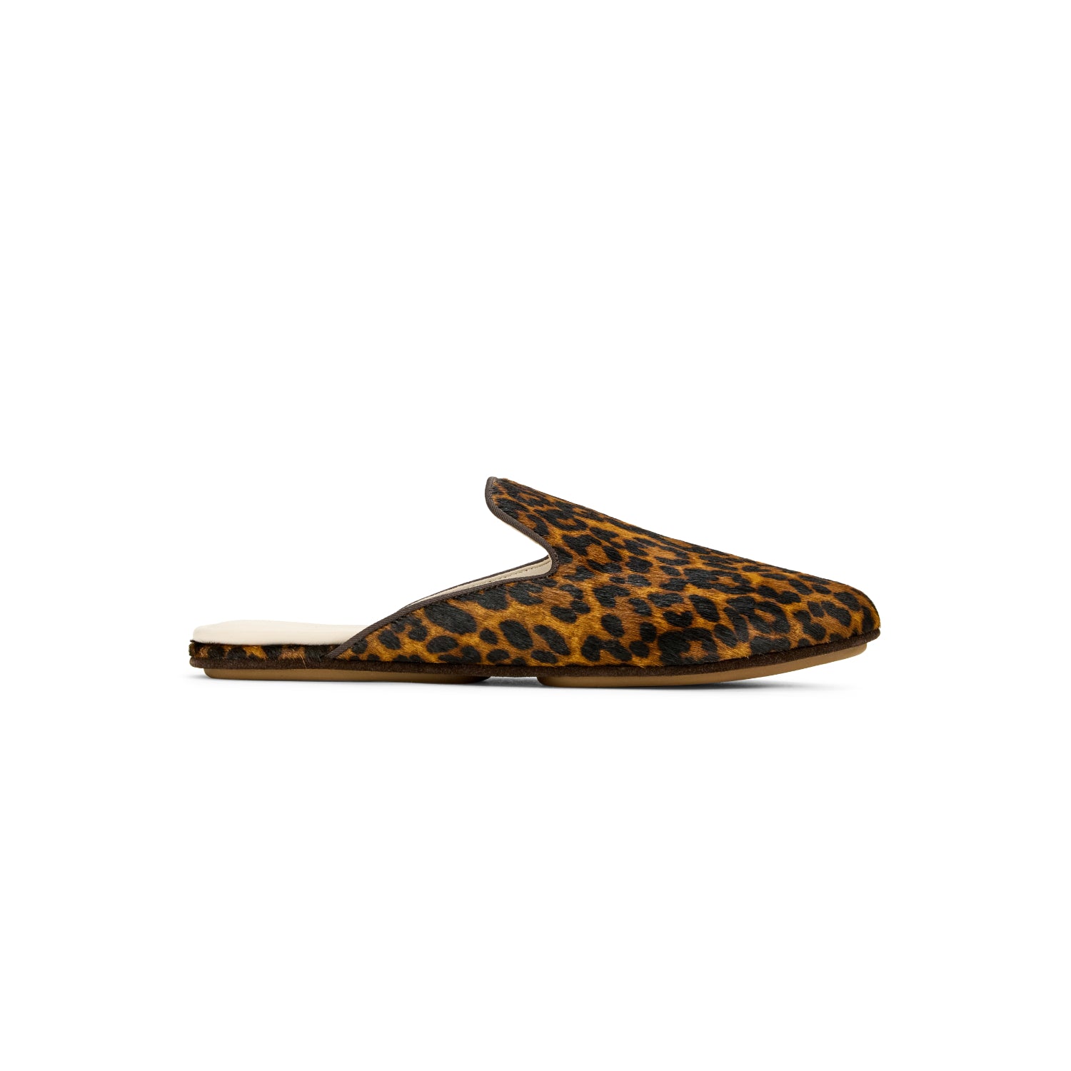 Vidi Leopard Calf Hair Mule - Yosi Samra - Footwear
