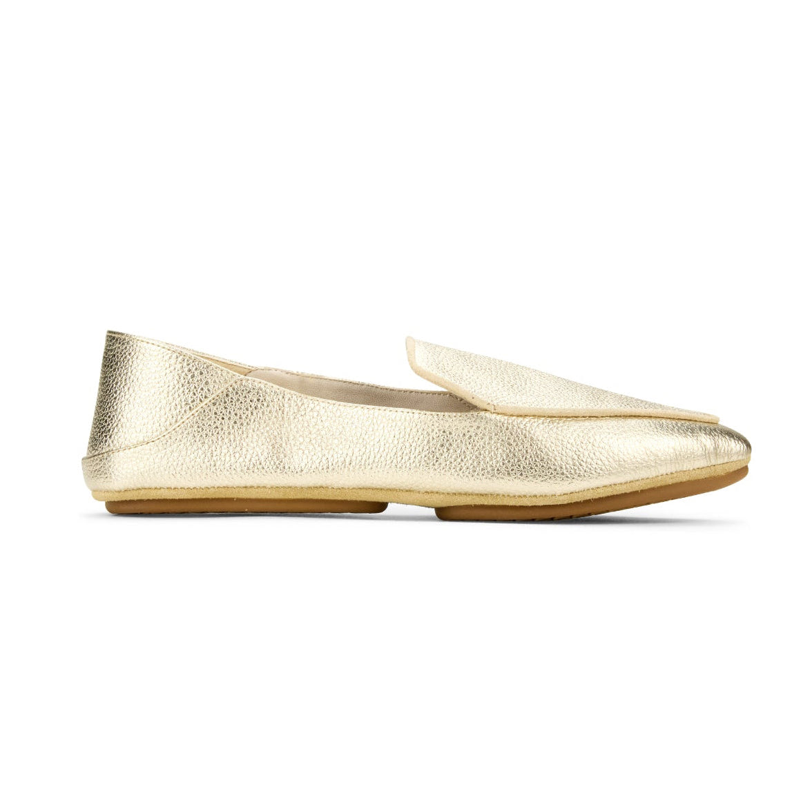 VIVINA IN GOLD METALLIC LEATHER - Yosi Samra - Women's Flats