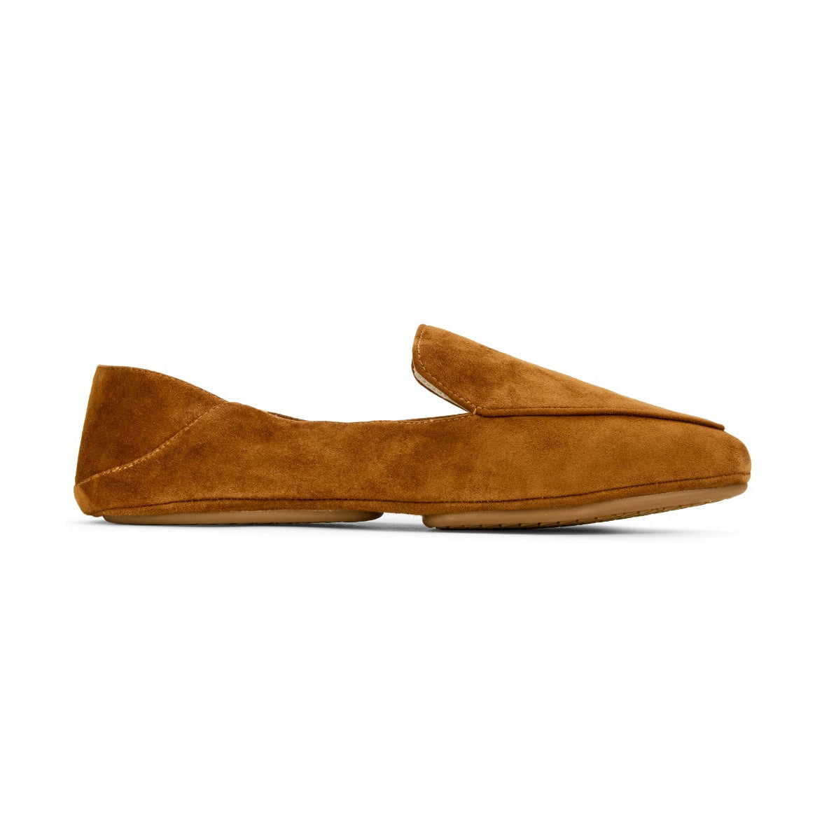 Vivina Loafer in Whiskey Suede - Yosi Samra - Women's Flats