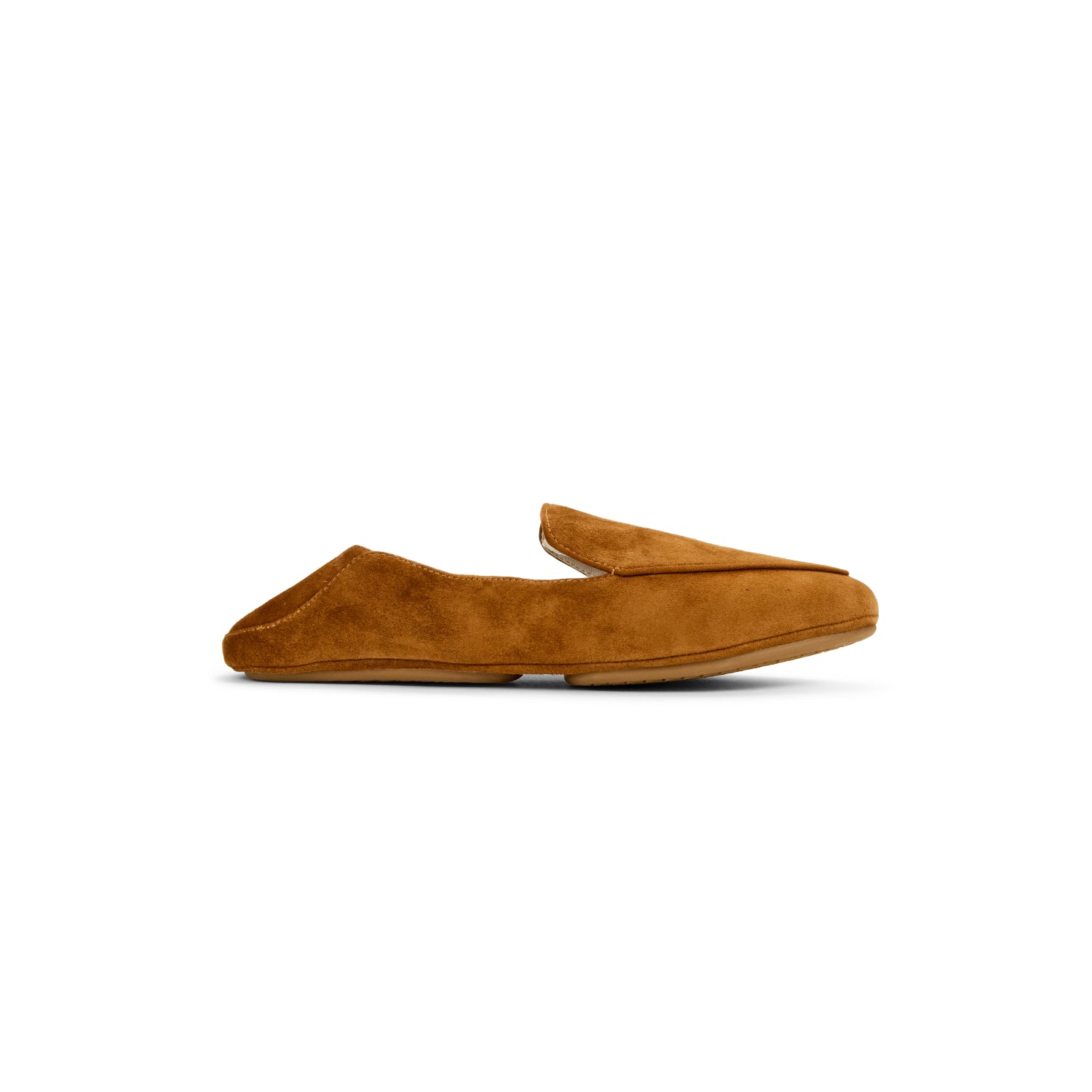 Vivina Loafer in Whiskey Suede - Yosi Samra - Women's Flats