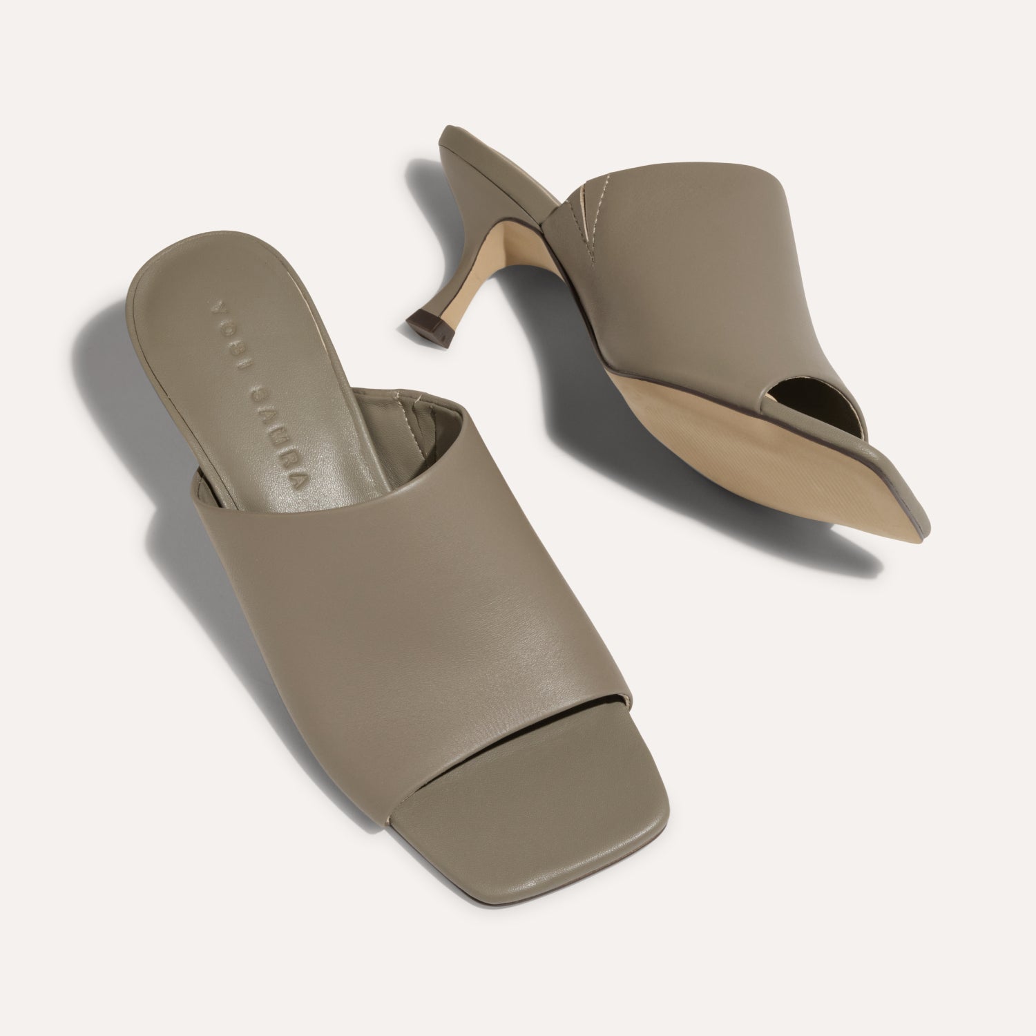 WREN IN TAUPE LEATHER - Yosi Samra -