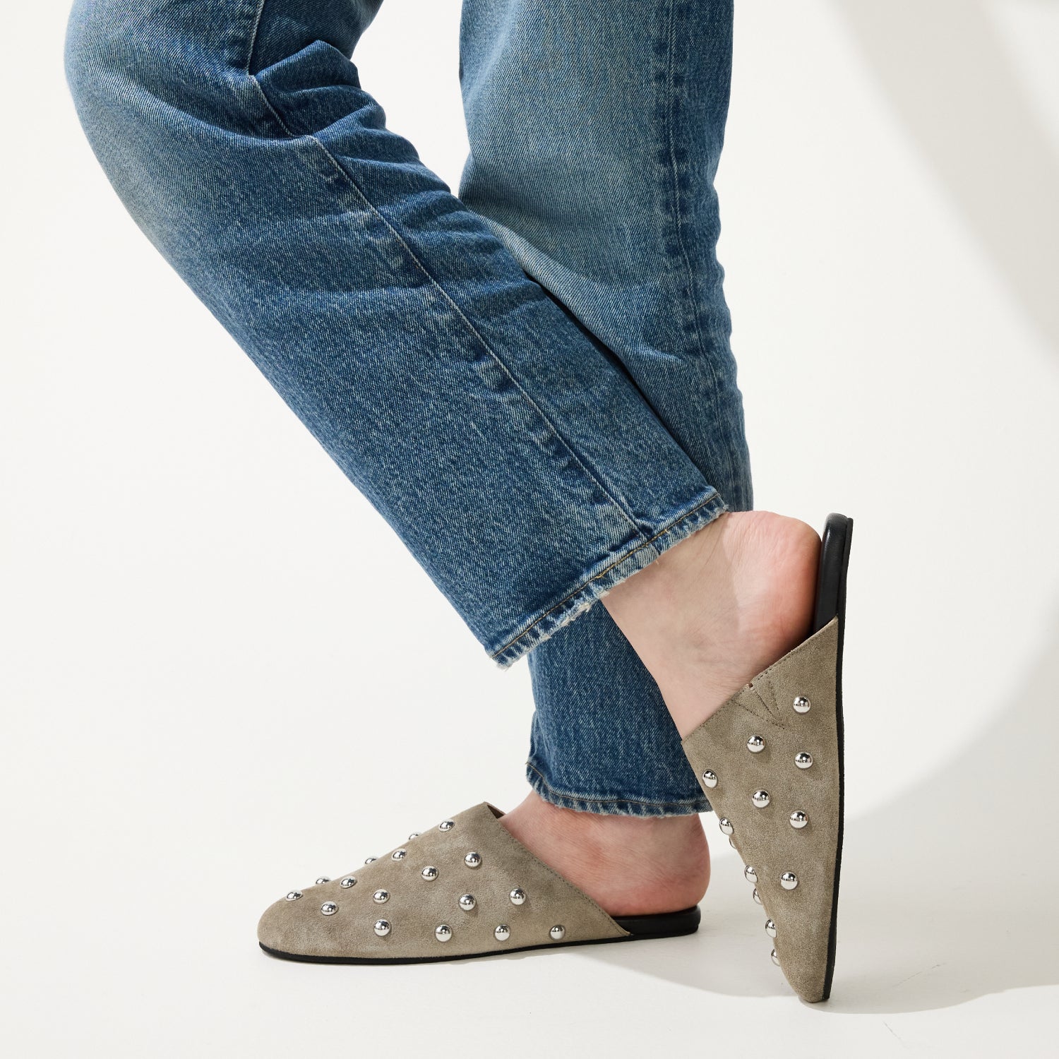 ZOE IN TAUPE SUEDE - Yosi Samra -