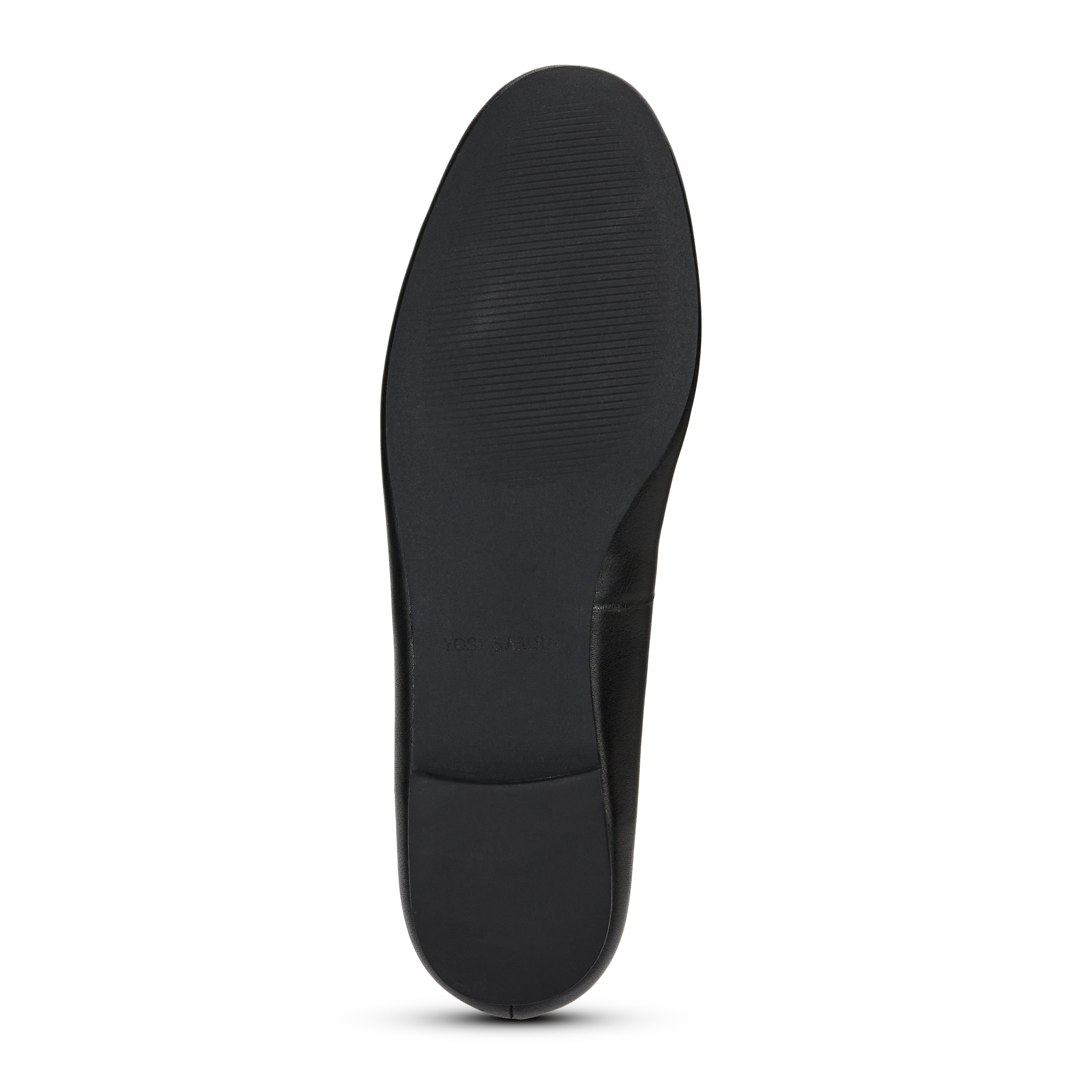 Ziva Flat in Black Leather
