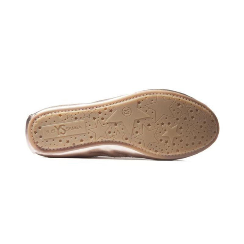 Miss Samara Ballet Flat in Rose Gold - Kids - Yosi Samra - Kids' Flats