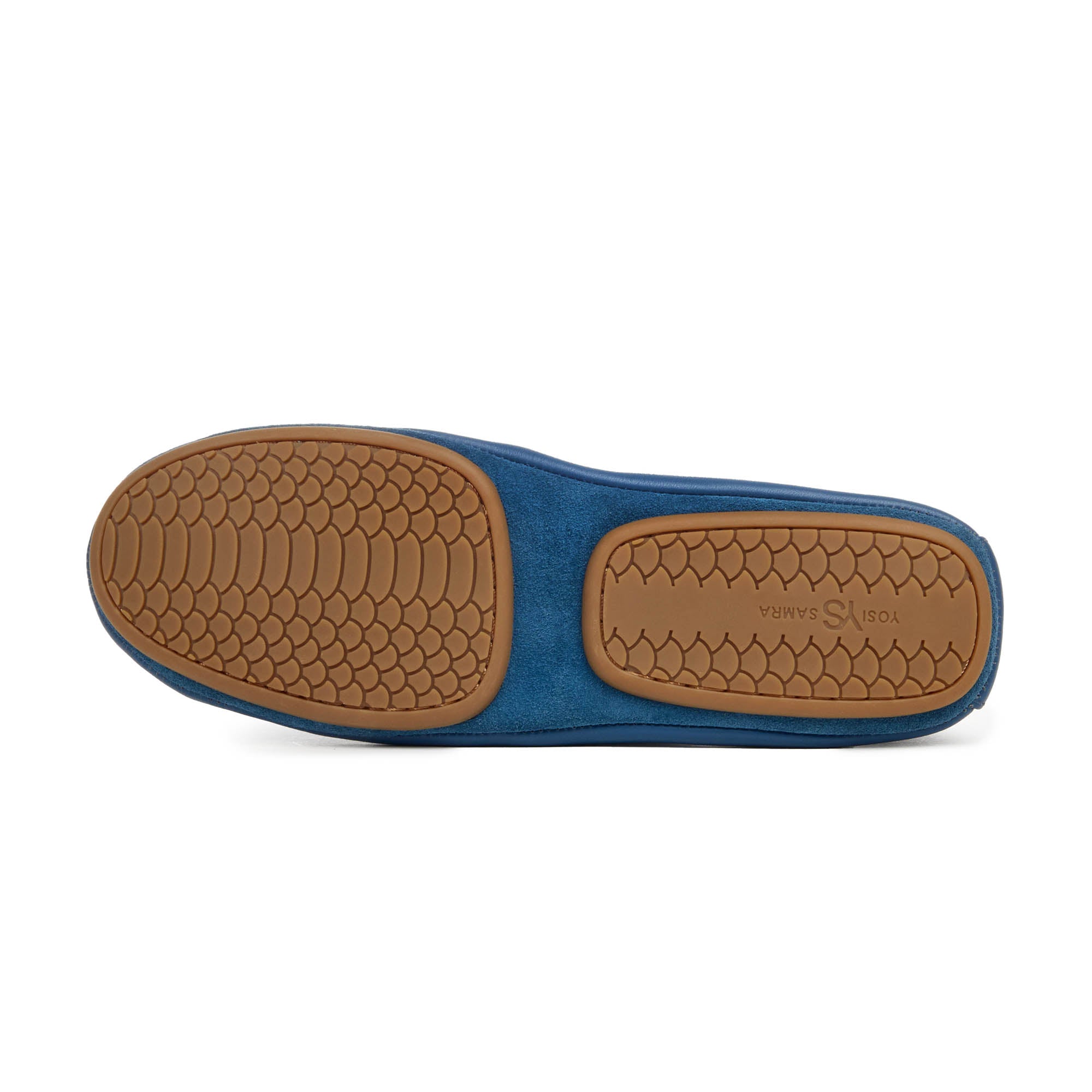 Samara Foldable Ballet Flat in Teal Leather - Yosi Samra - Women's Flats