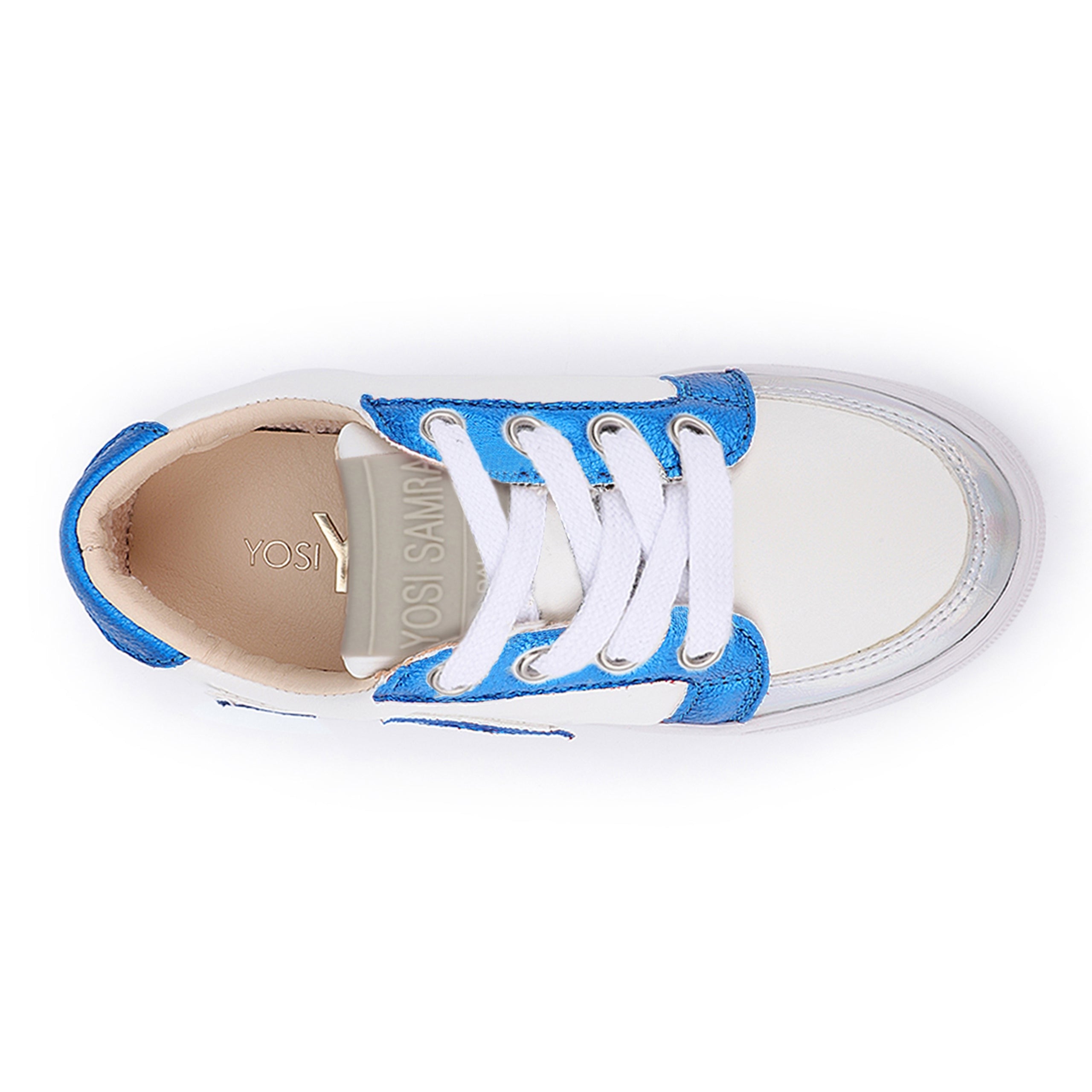 Bolt Sneaker in Electric Blue - Kids - Yosi Samra - Kids' Sneakers