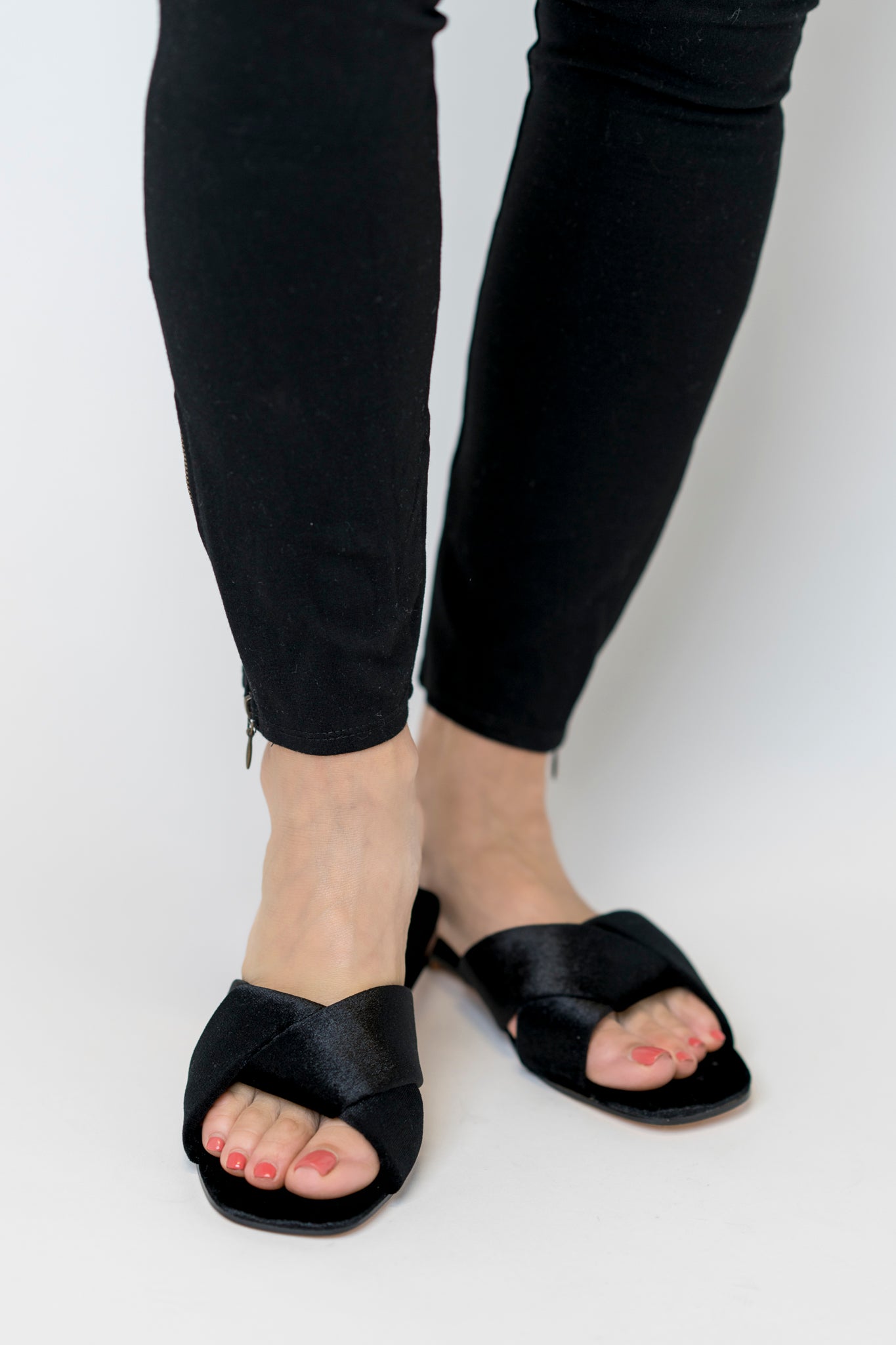 Nancy Sandal in Black Velvet