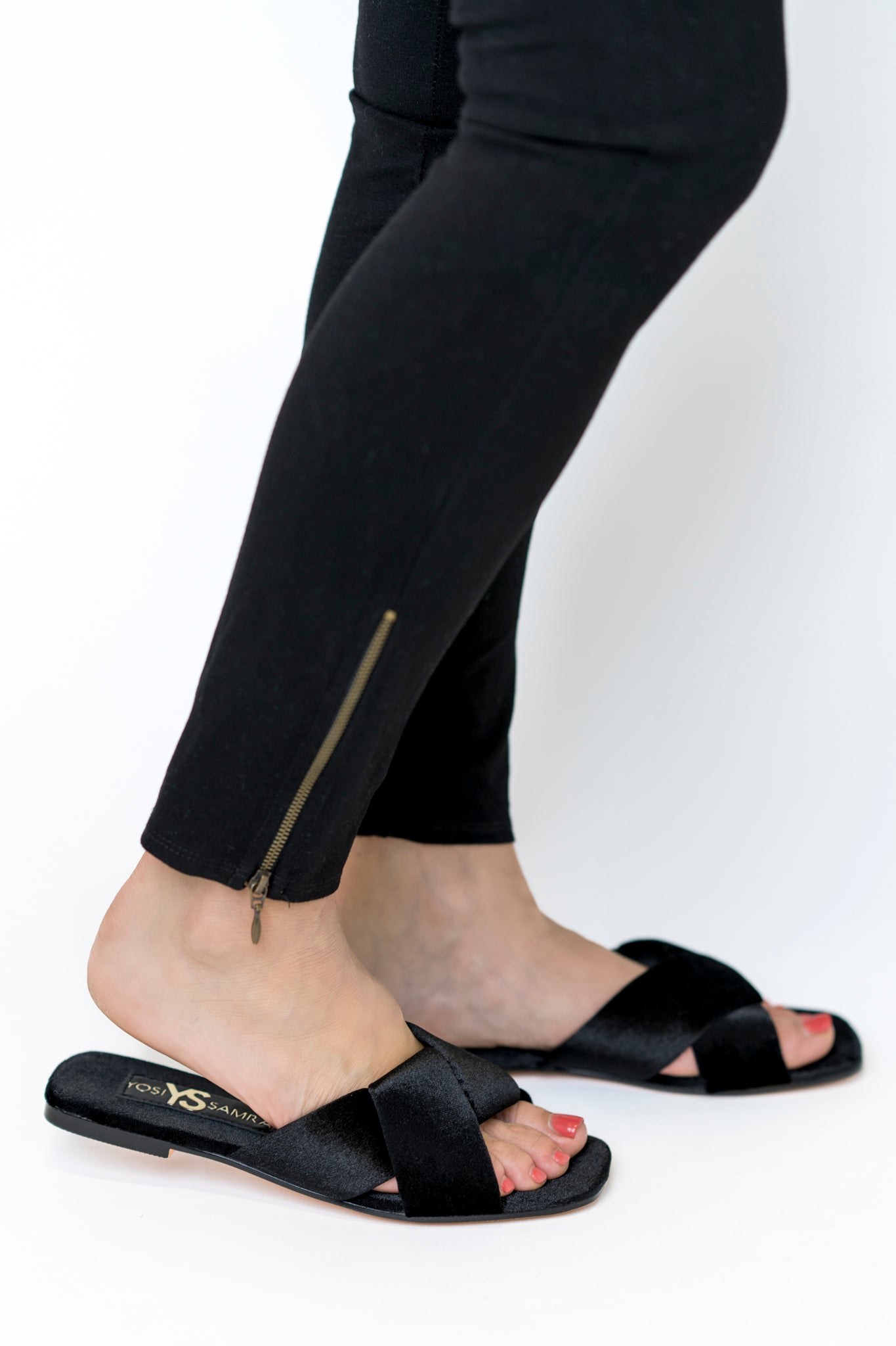 Nancy Sandal in Black Velvet