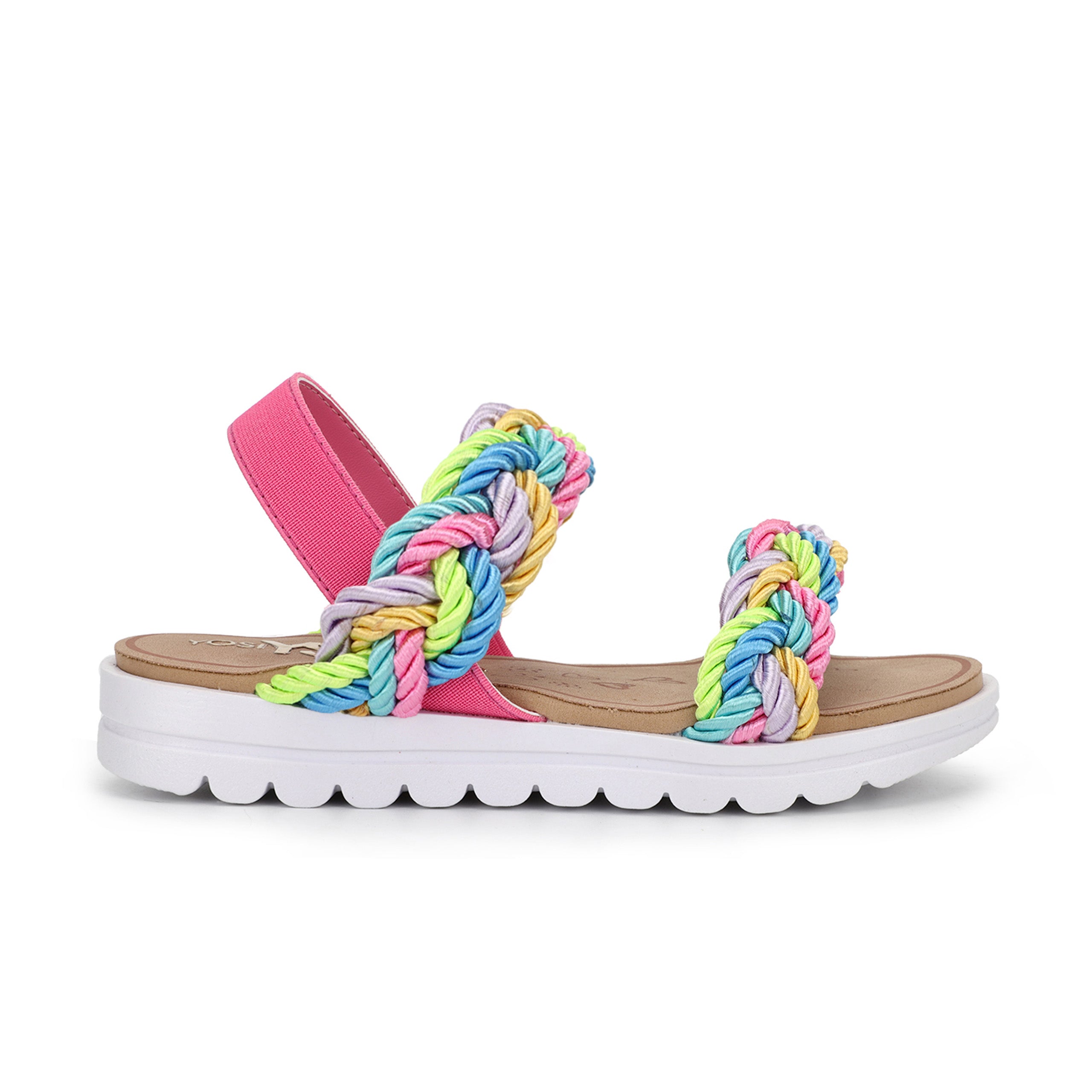 Miss Bradie Rope Sandal in Multi - Kids - Yosi Samra - Kids' Sandals